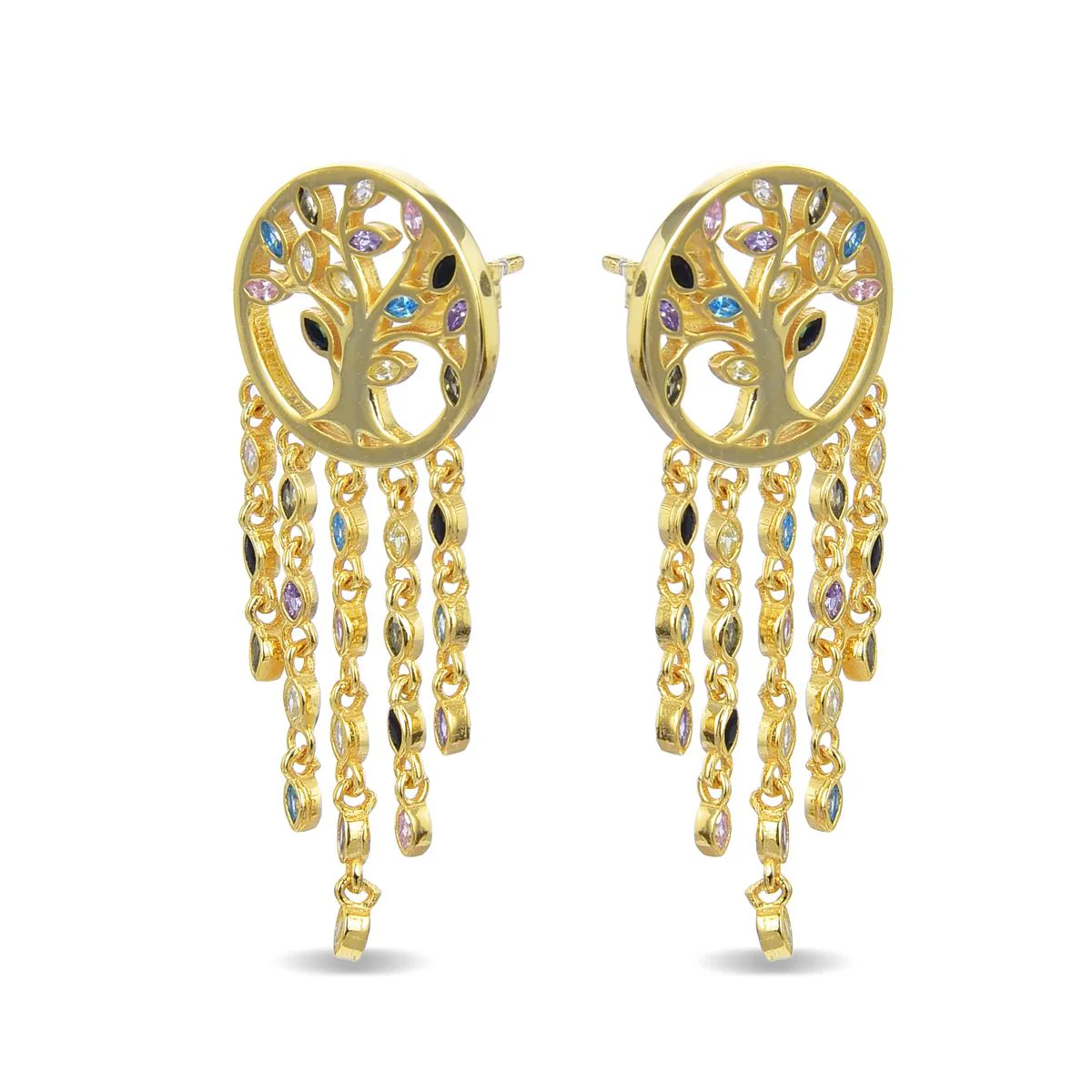 Pendientes Lechlo Plata De Ley 925 - Lechlo MULTICOLOR - Image 2