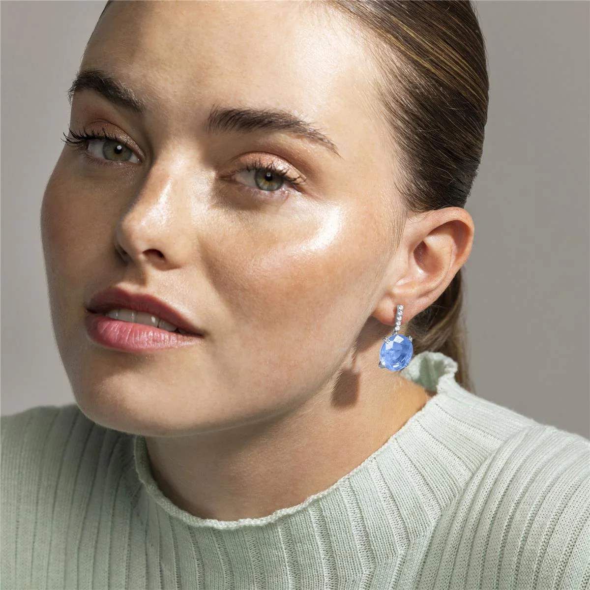 Pendientes Lehind Plata de Ley 925 - Lehind AZUL - Image 2