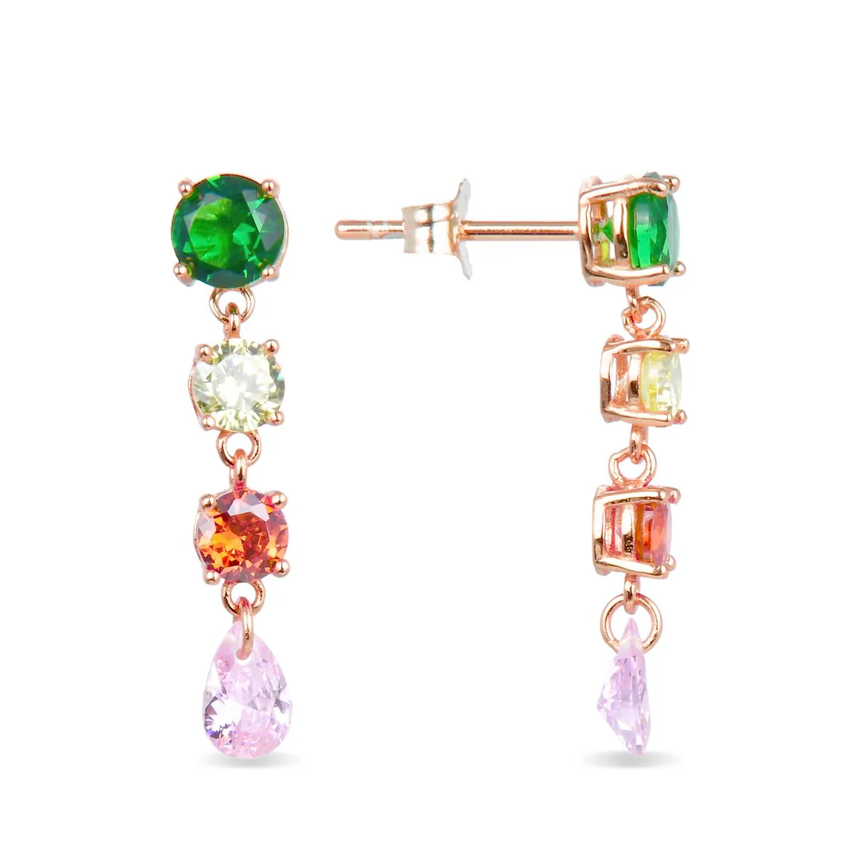 Pendientes Leiga Plata De Ley 925 - Leiga MULTICOLOR