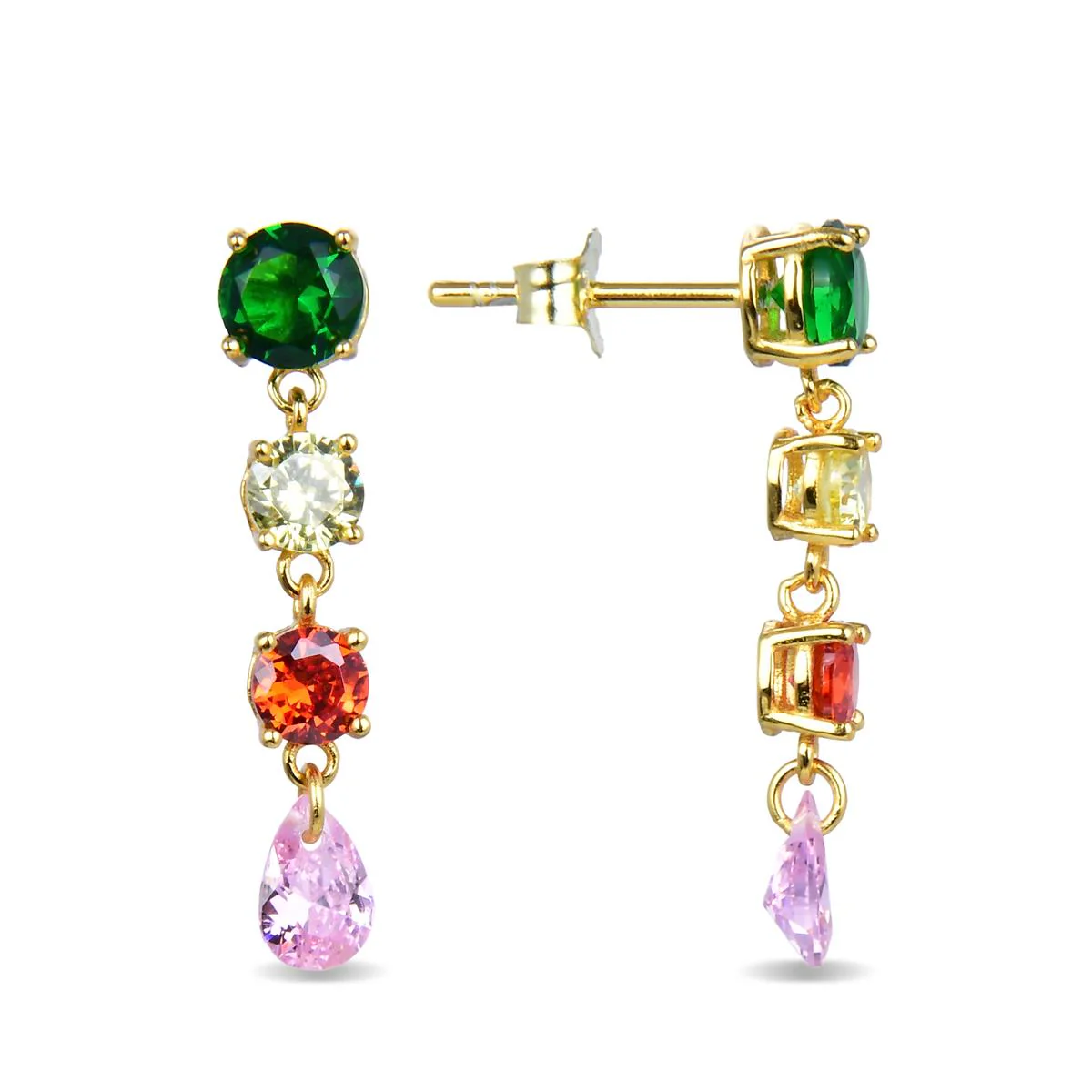 Pendientes Leiga Plata De Ley 925 - Leiga MULTICOLOR