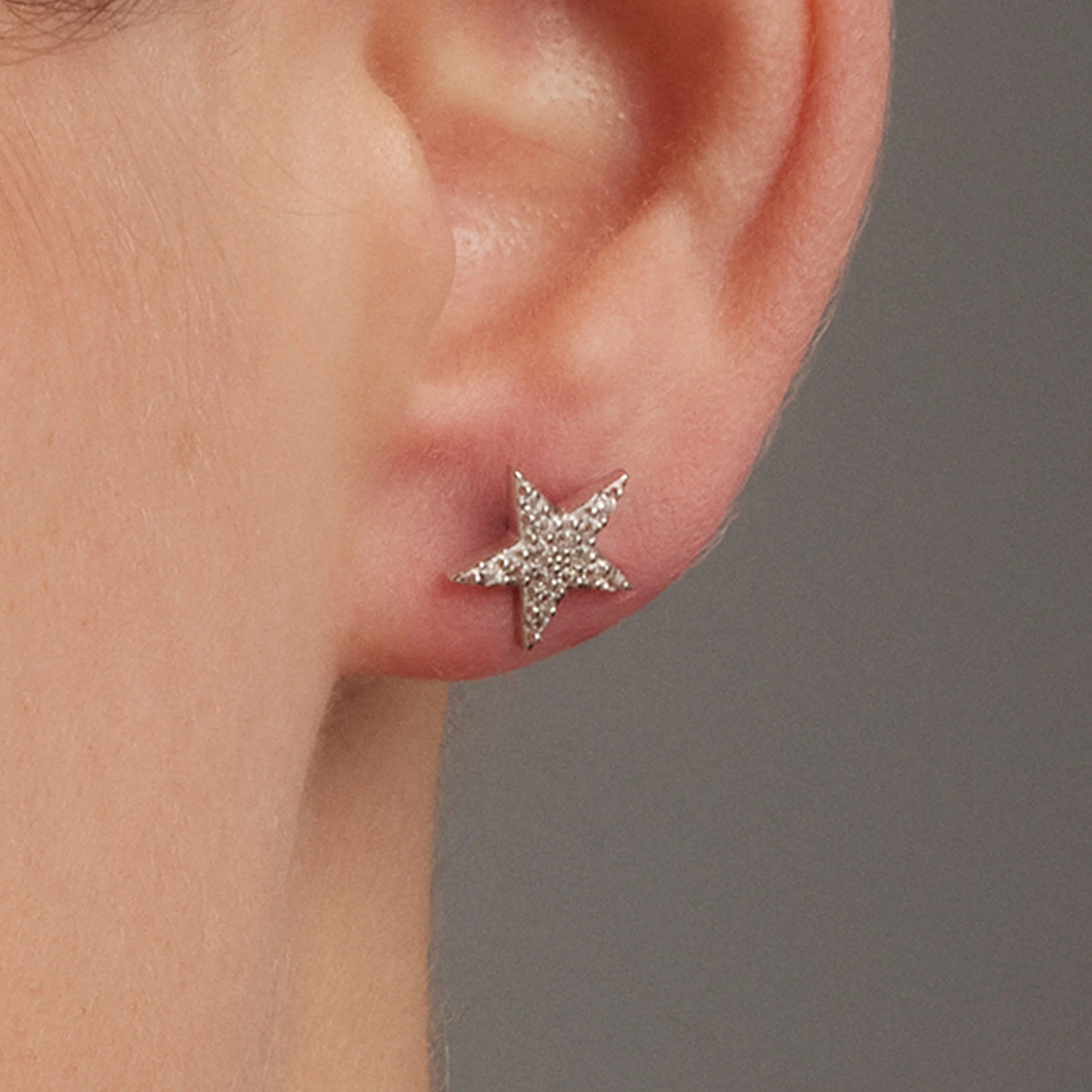 Pendientes de Plata de Ley 925 con Circonita Brillante acabados en rodio - Leilda - Image 4