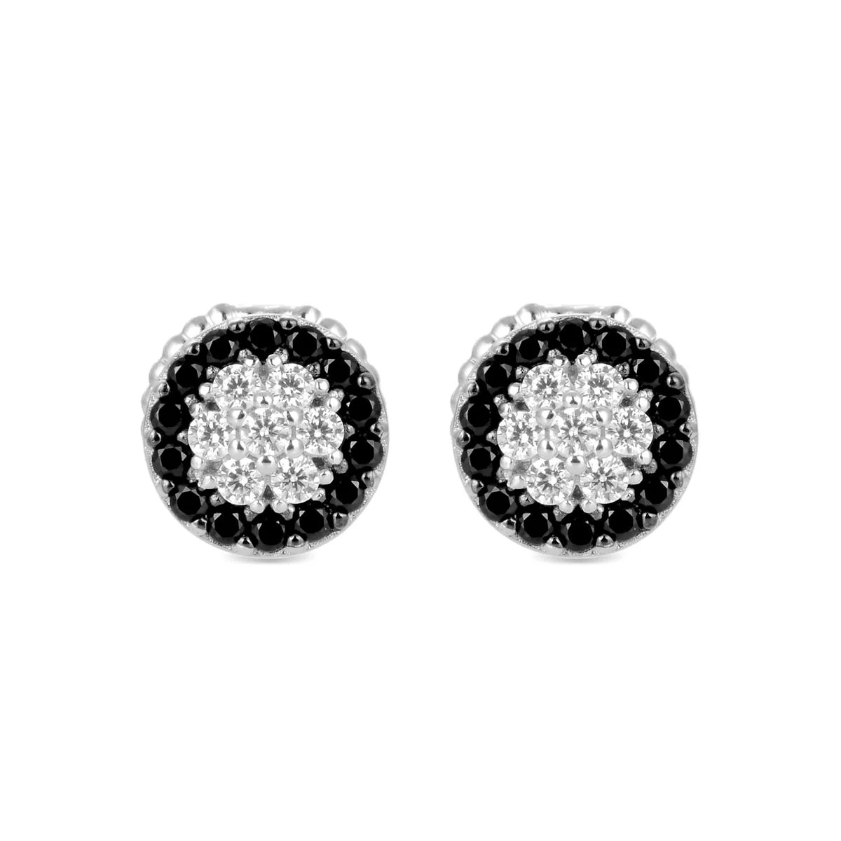 Pendientes Leje Plata De Ley 925 - Leje NEGRO