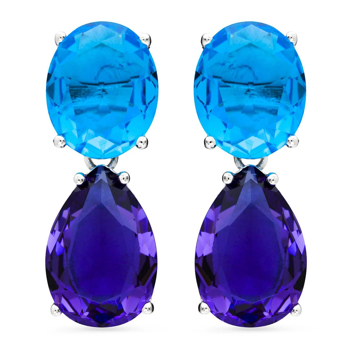 Pendientes Lelos Plata De Ley 925 - Lelos MULTICOLOR