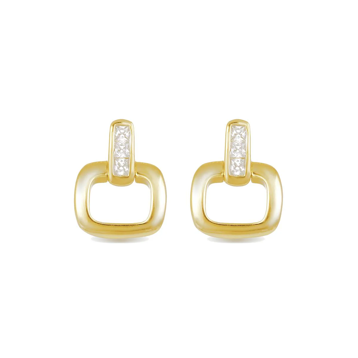 Pendientes Leoparde Plata De Ley 925 - Leoparde BLANCO