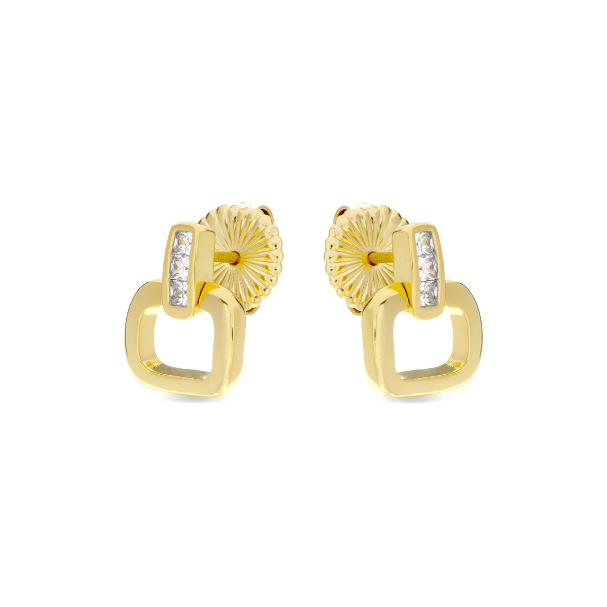Pendientes Leoparde Plata De Ley 925 - Leoparde BLANCO - Image 2