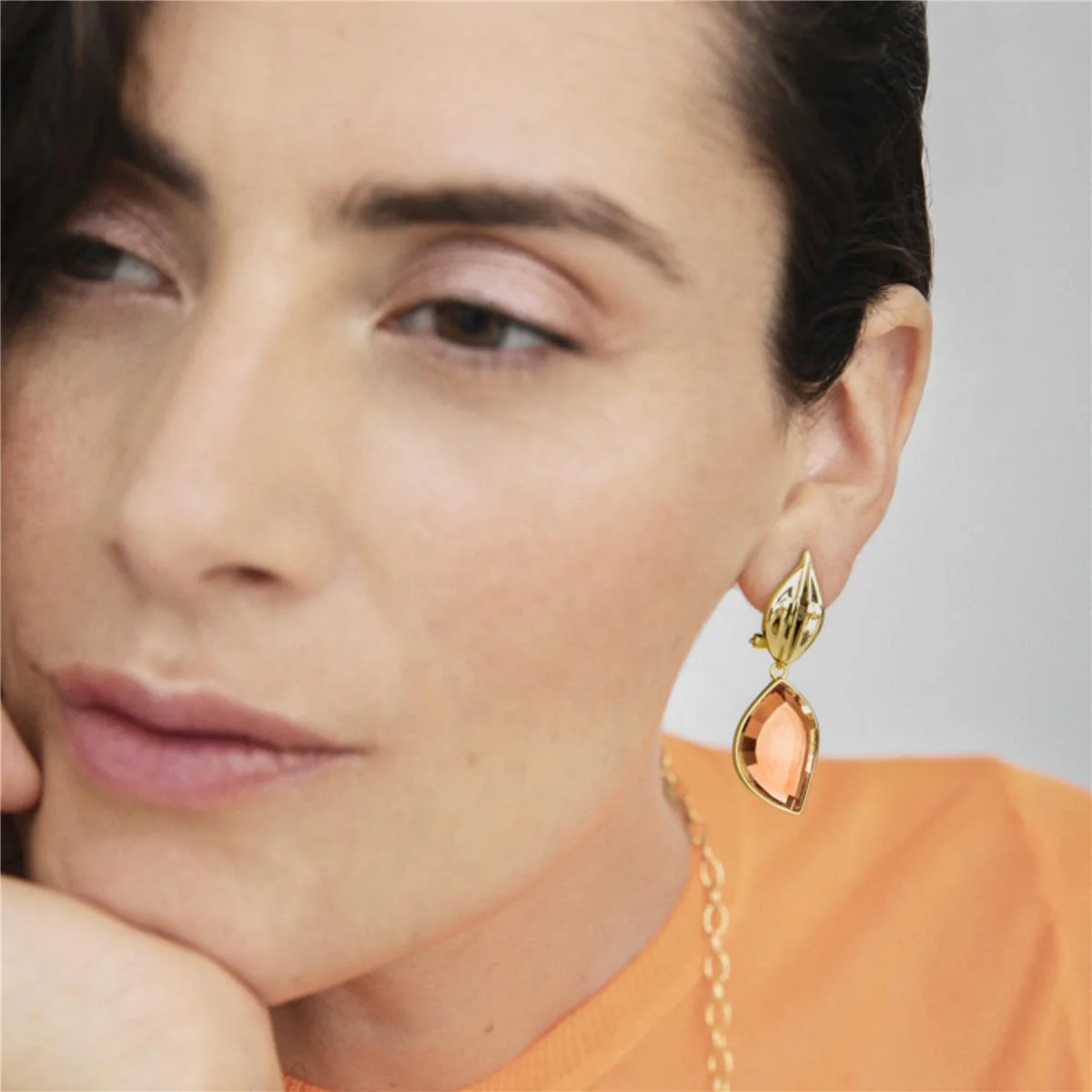 Pendientes Leossi acabado Oro Amarillo de 18 Kts - Leossi AMARILLO - Image 2