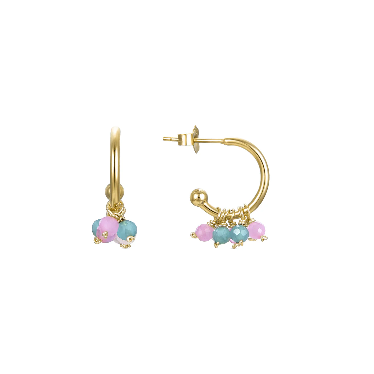 Pendientes Letaba Plata De Ley 925 - Letaba MULTICOLOR