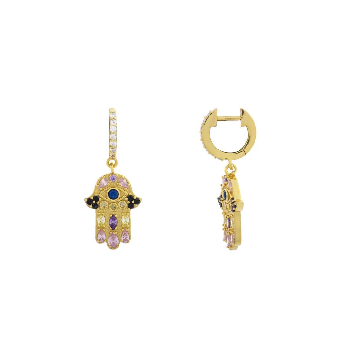 Pendientes Liala Plata De Ley 925 - Liala MULTICOLOR