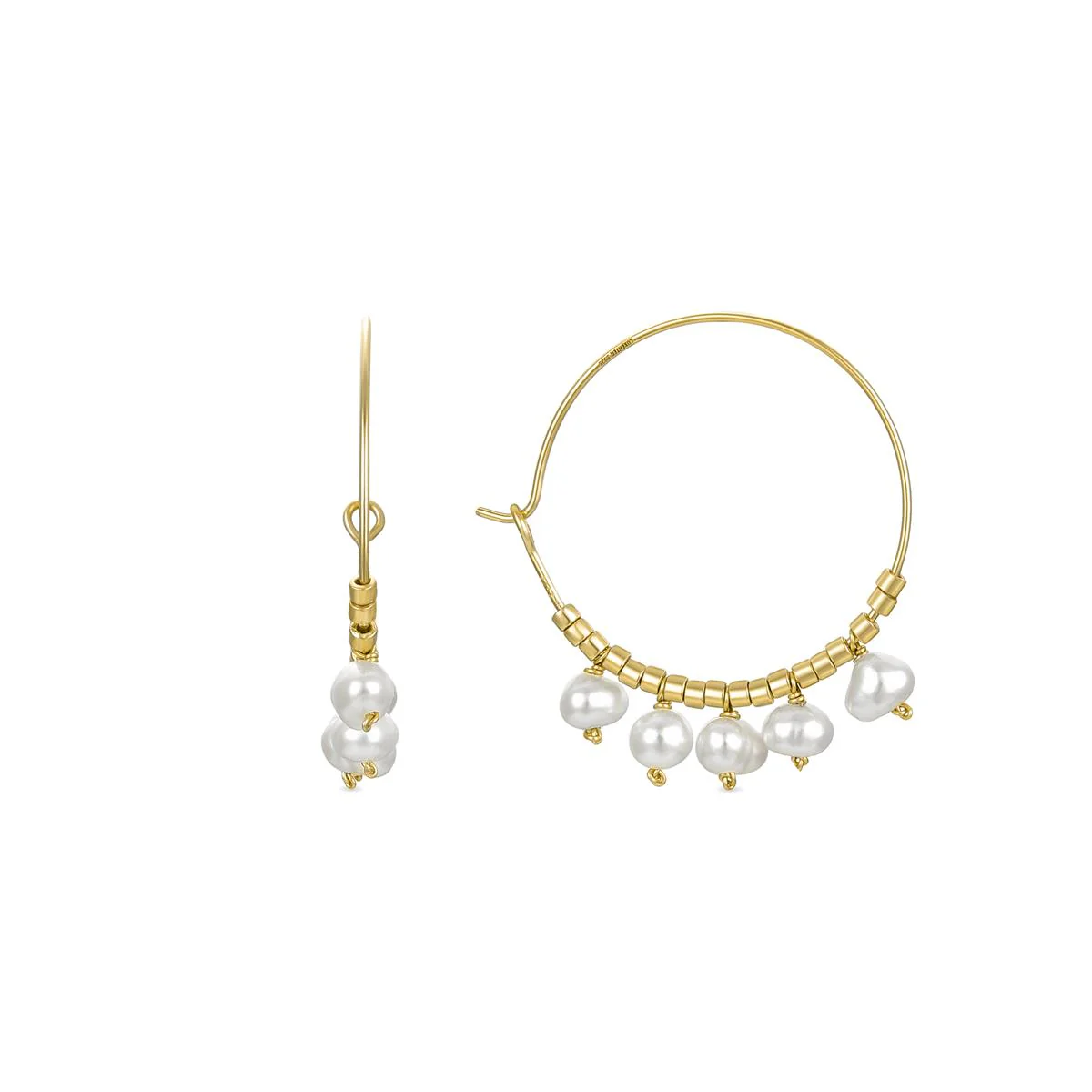 Pendientes Lica Plata De Ley 925 - Lica BLANCO