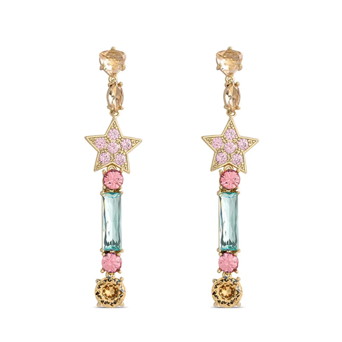 Pendientes Licyth acabado Oro Amarillo de 18 Kts - Licyth MULTICOLOR