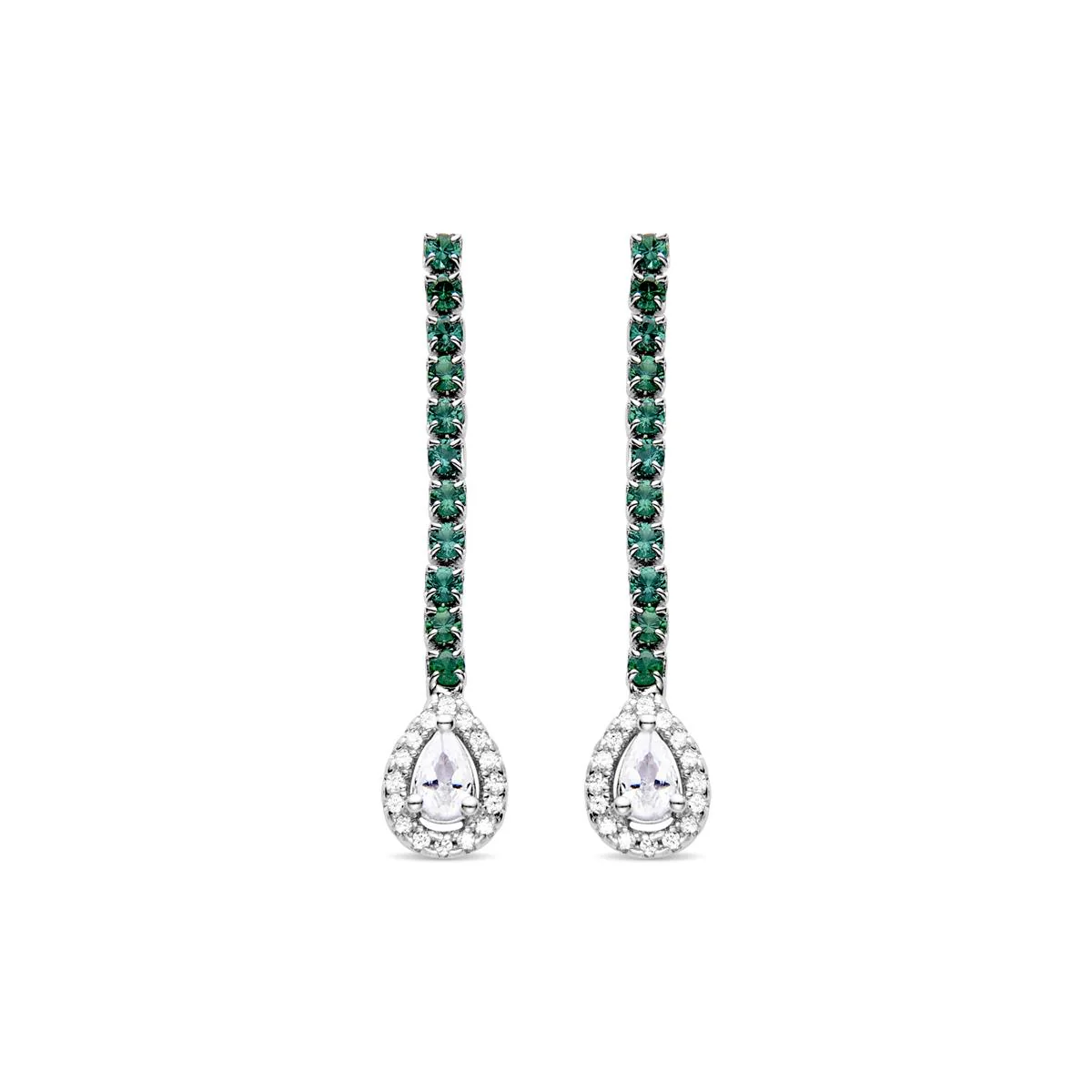 Pendientes Lied Plata De Ley 925 - Lied VERDE
