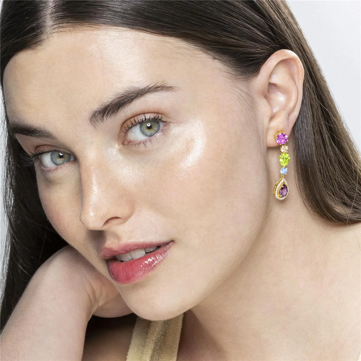 Pendientes Ligrim Plata de Ley 925 - Ligrim MULTICOLOR - Image 3