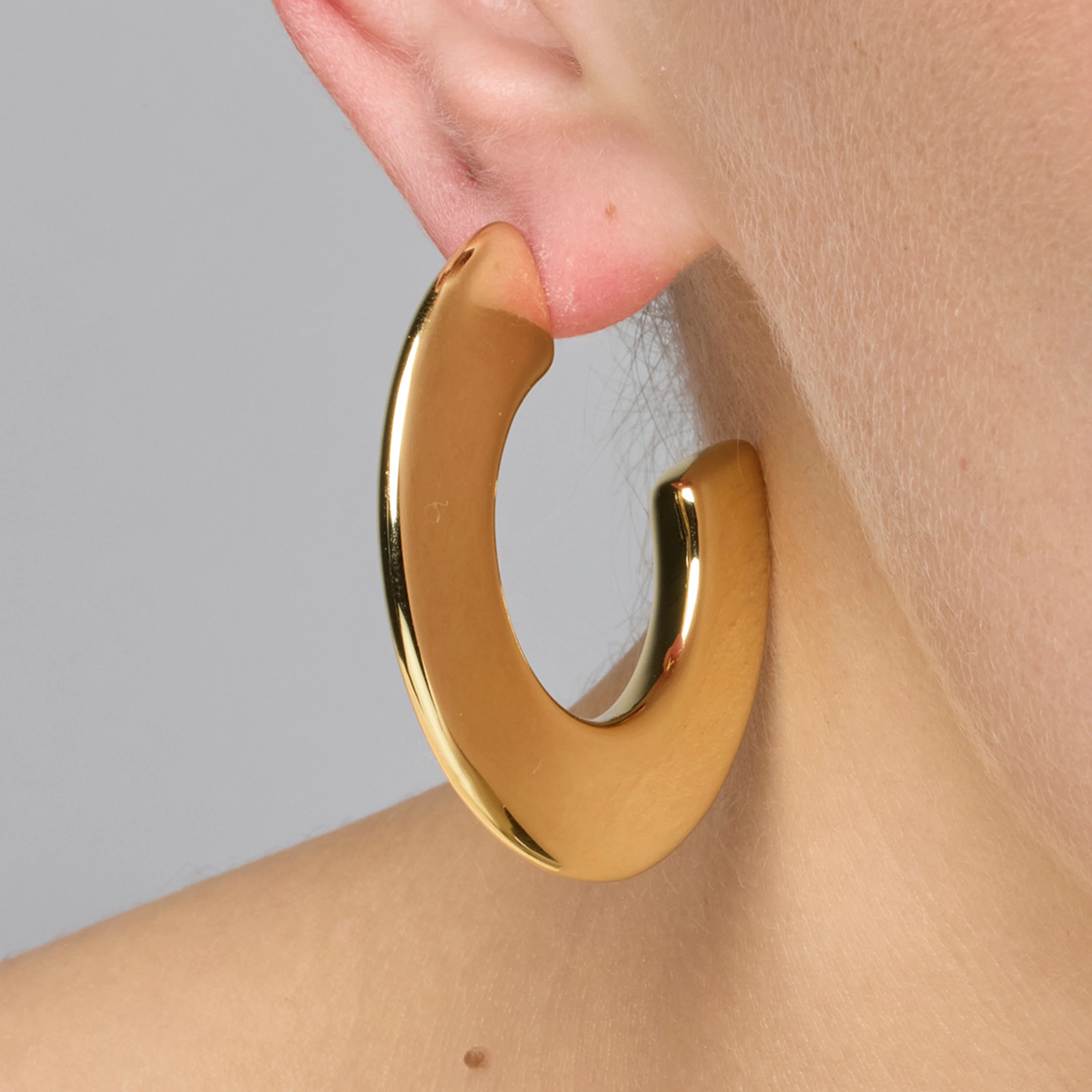 Pendientes de Plata de Ley 925 acabado oro amarillo de 18k - Likol - Image 3