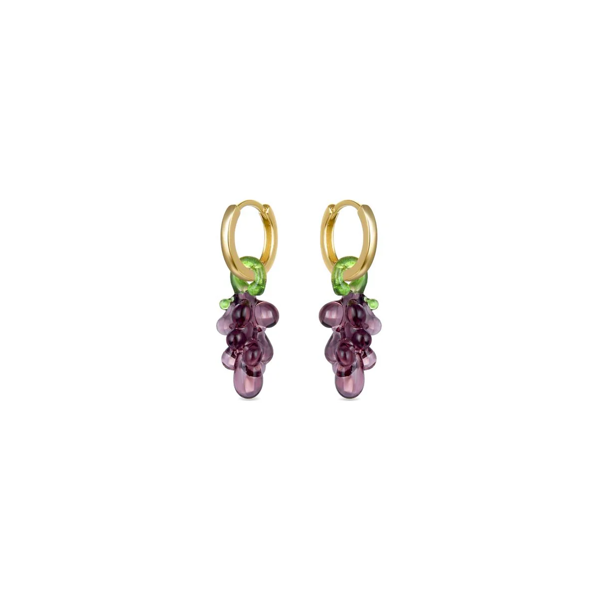 Pendientes Likya Plata De Ley 925 - Likya MORADO - Image 2