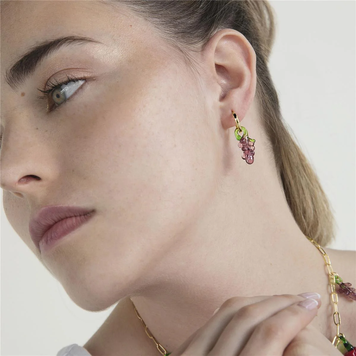 Pendientes Likya Plata De Ley 925 - Likya MORADO - Image 4