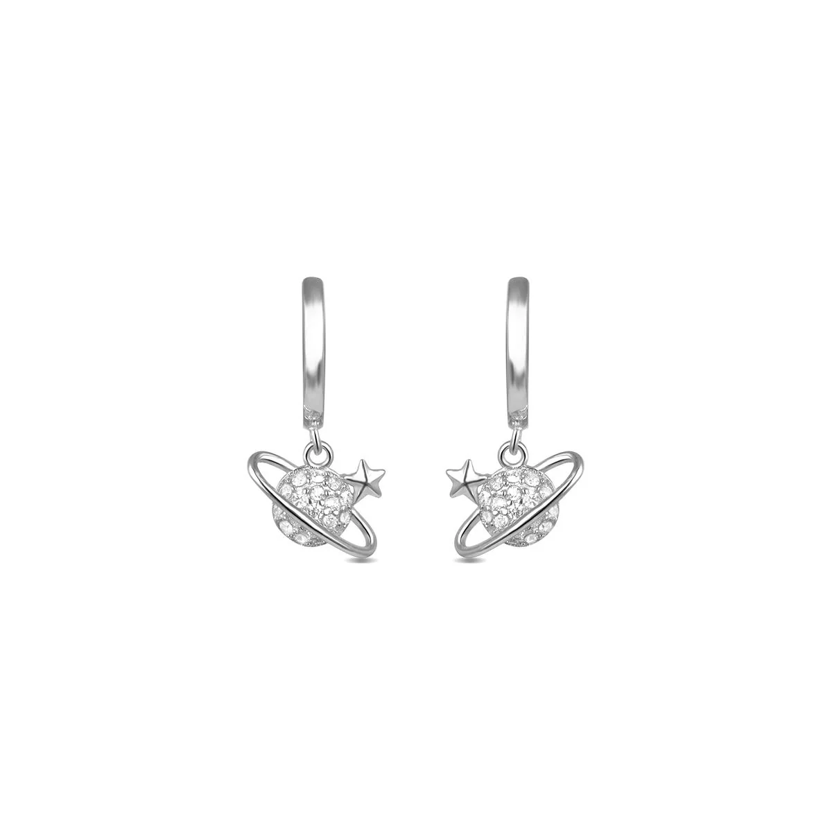 Pendientes Lilye Plata De Ley 925 - Lilye BLANCO