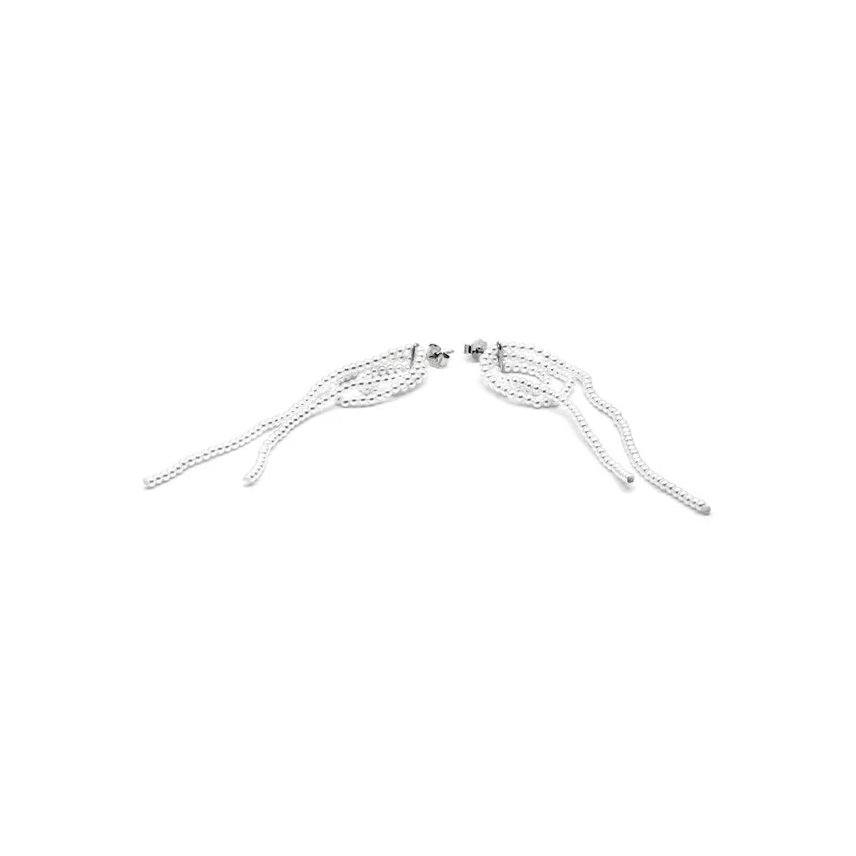 Pendientes Lima Plata de Ley 925 - Lima BLANCO - Image 3