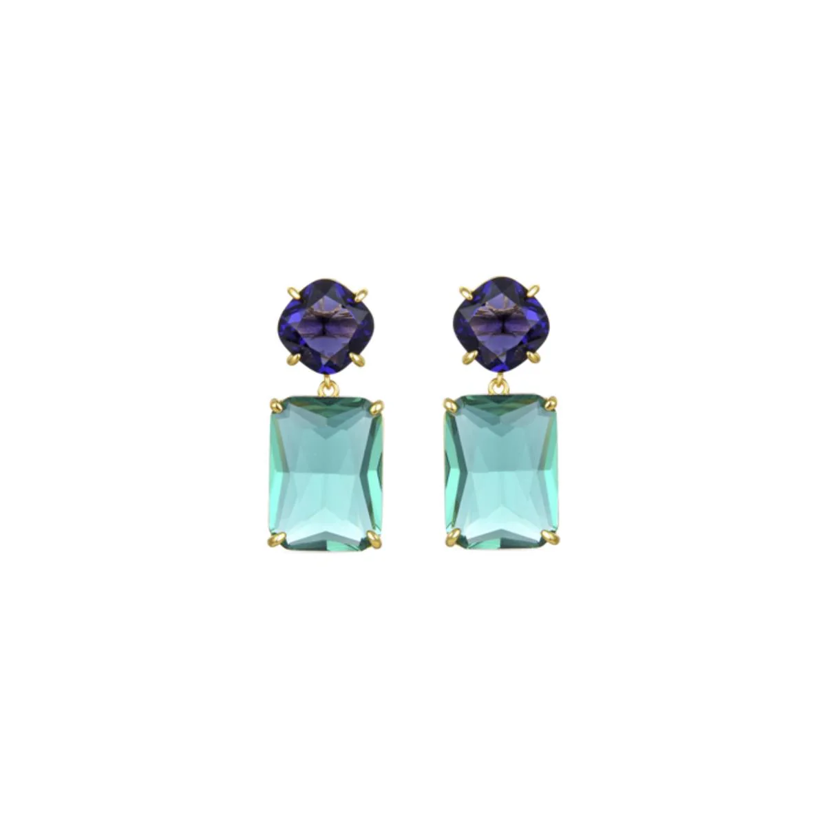 Pendientes Lindrak Plata De Ley 925 - Lindrak VERDE