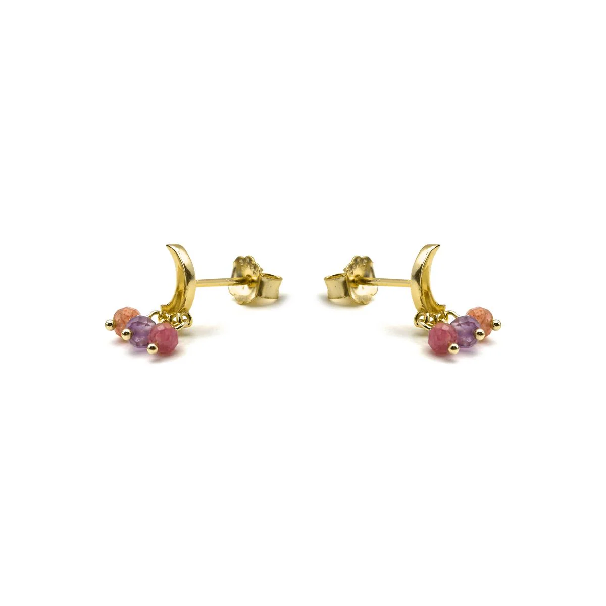 Pendientes Linshu Plata de Ley 925 - Linshu ROJO - Image 2