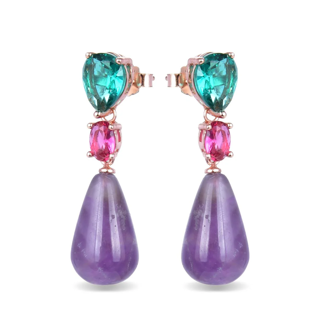 Pendientes Lionli Plata De Ley 925 - Lionli MULTICOLOR - Image 2