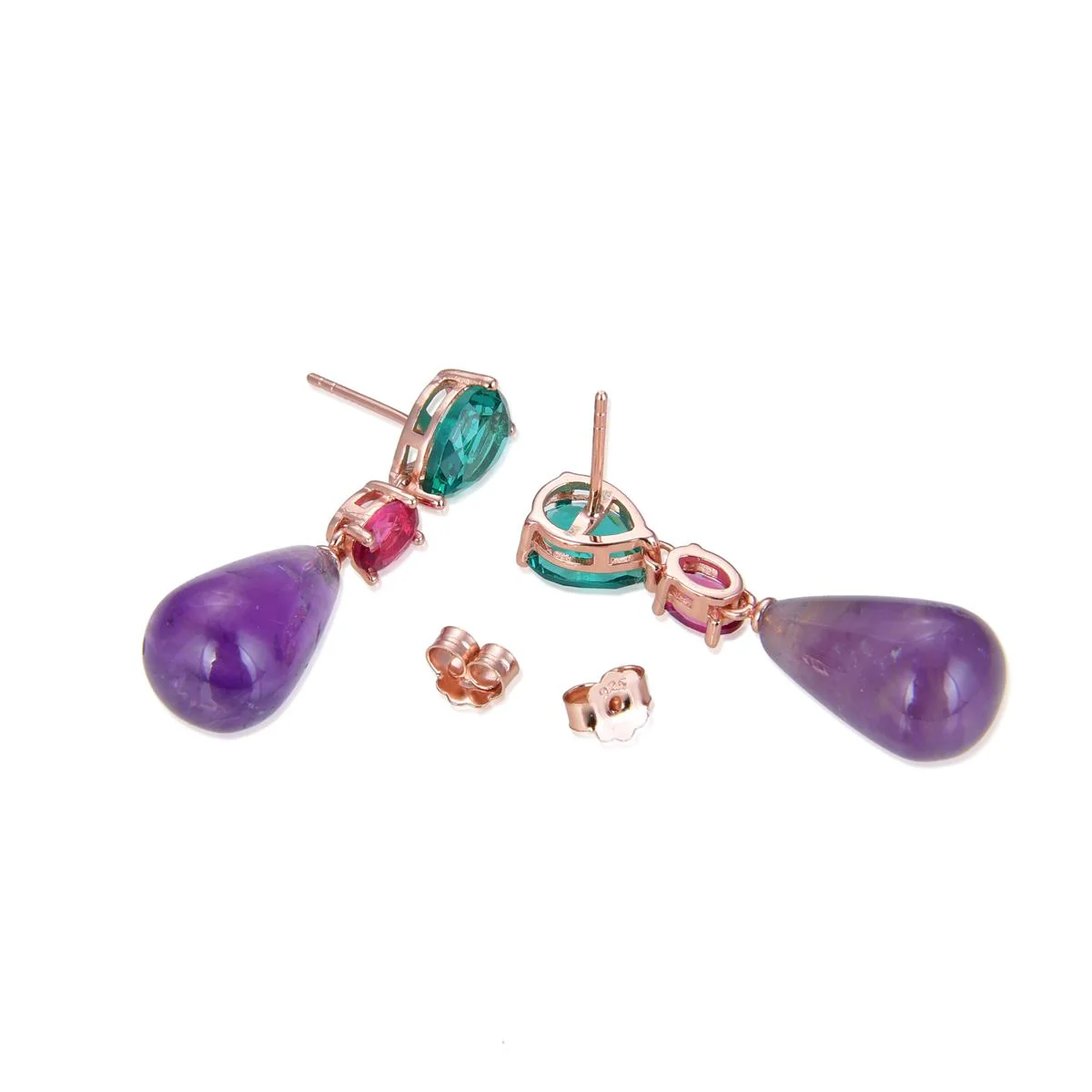Pendientes Lionli Plata De Ley 925 - Lionli MULTICOLOR - Image 3