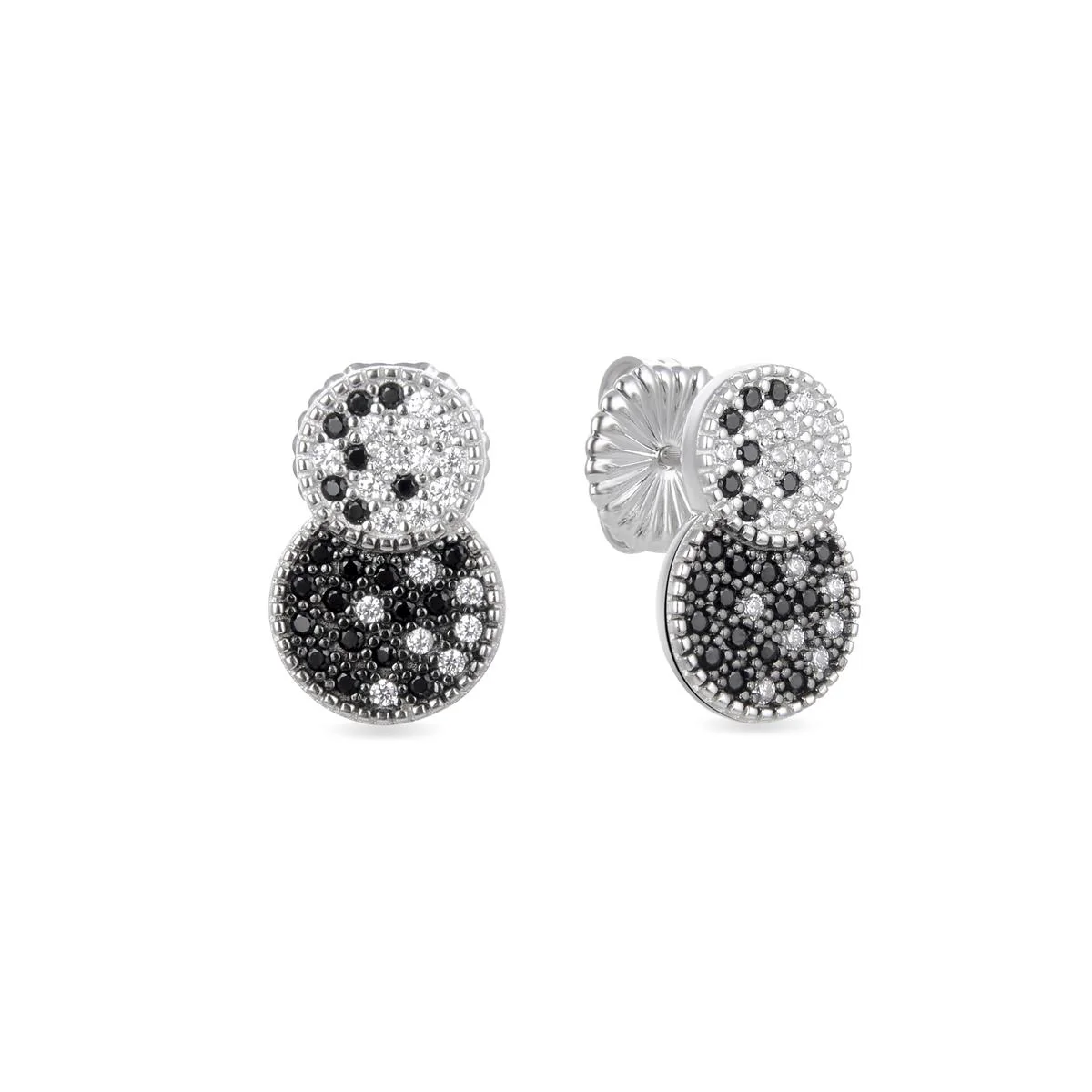Pendientes Lipul Plata De Ley 925 - Lipul NEGRO