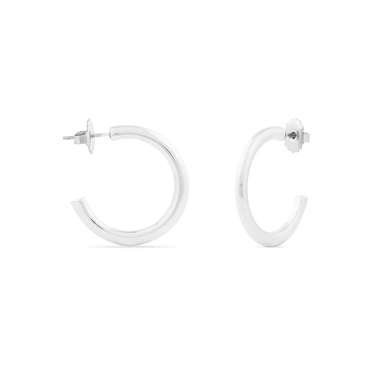 Pendientes Lira acabado en Rodio - Lira GRIS