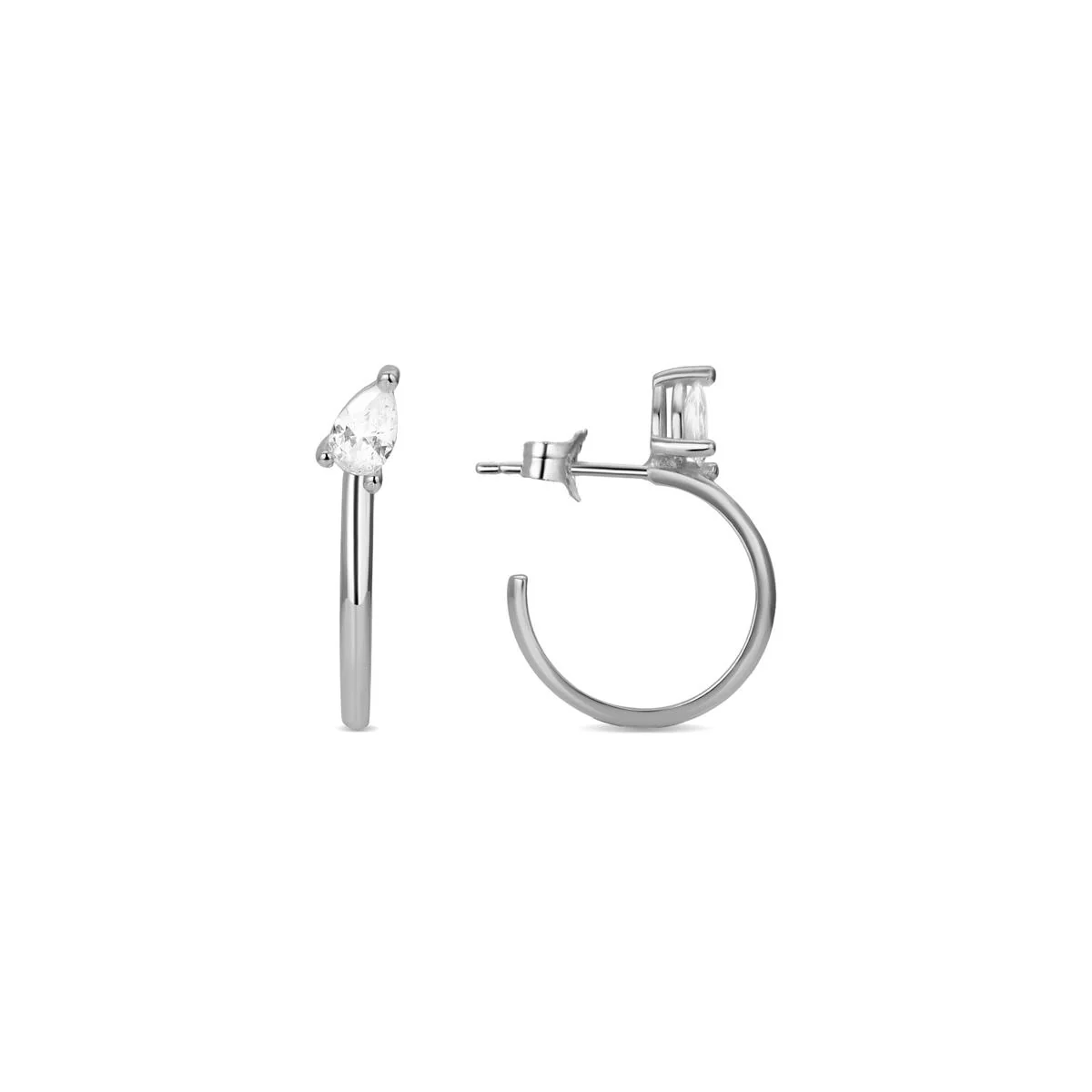 Pendientes Lisril Plata De Ley 925 - Lisril BLANCO