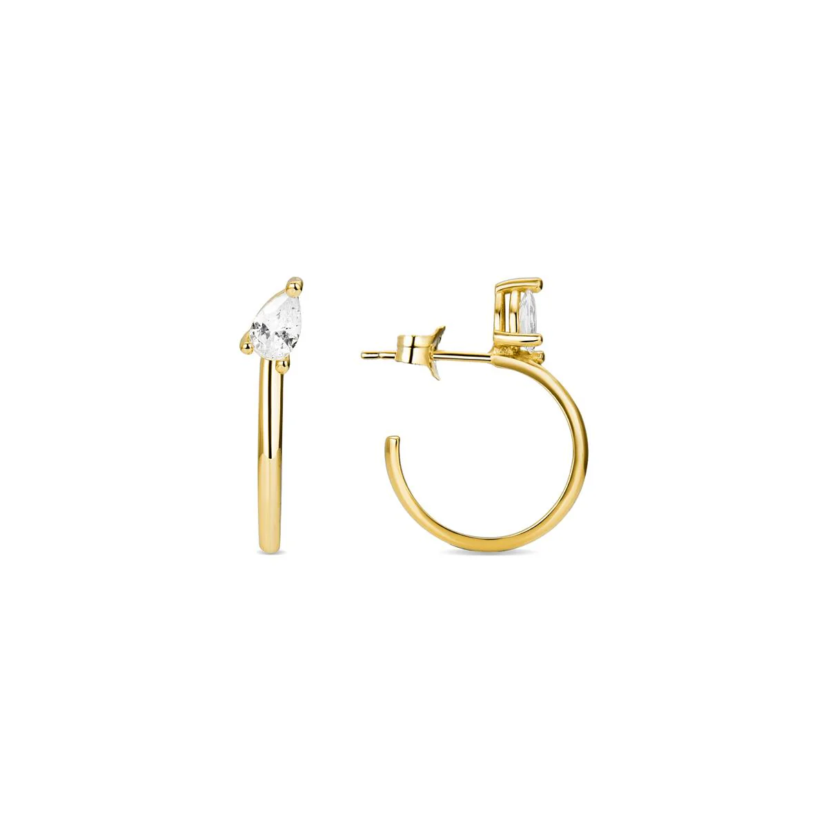 Pendientes Lisril Plata De Ley 925 - Lisril AMARILLO