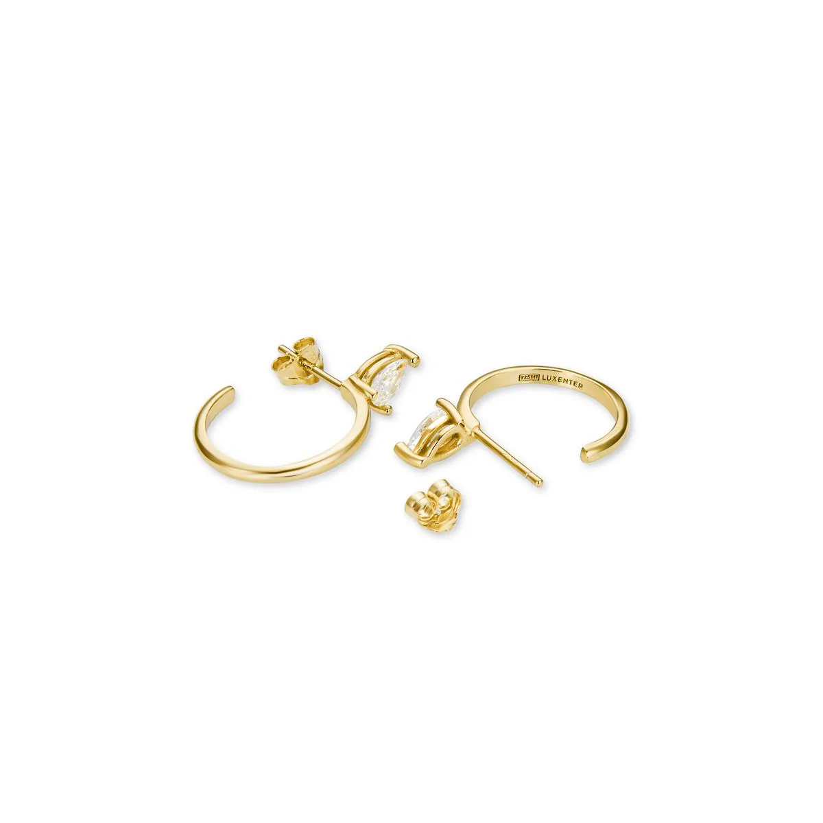 Pendientes Lisril Plata De Ley 925 - Lisril AMARILLO - Image 3