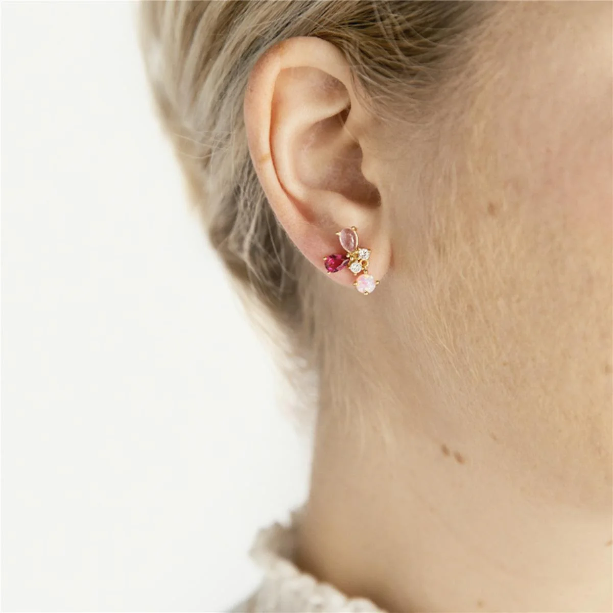 Pendientes Lonfa Plata De Ley 925 - Lonfa MULTICOLOR - Image 4