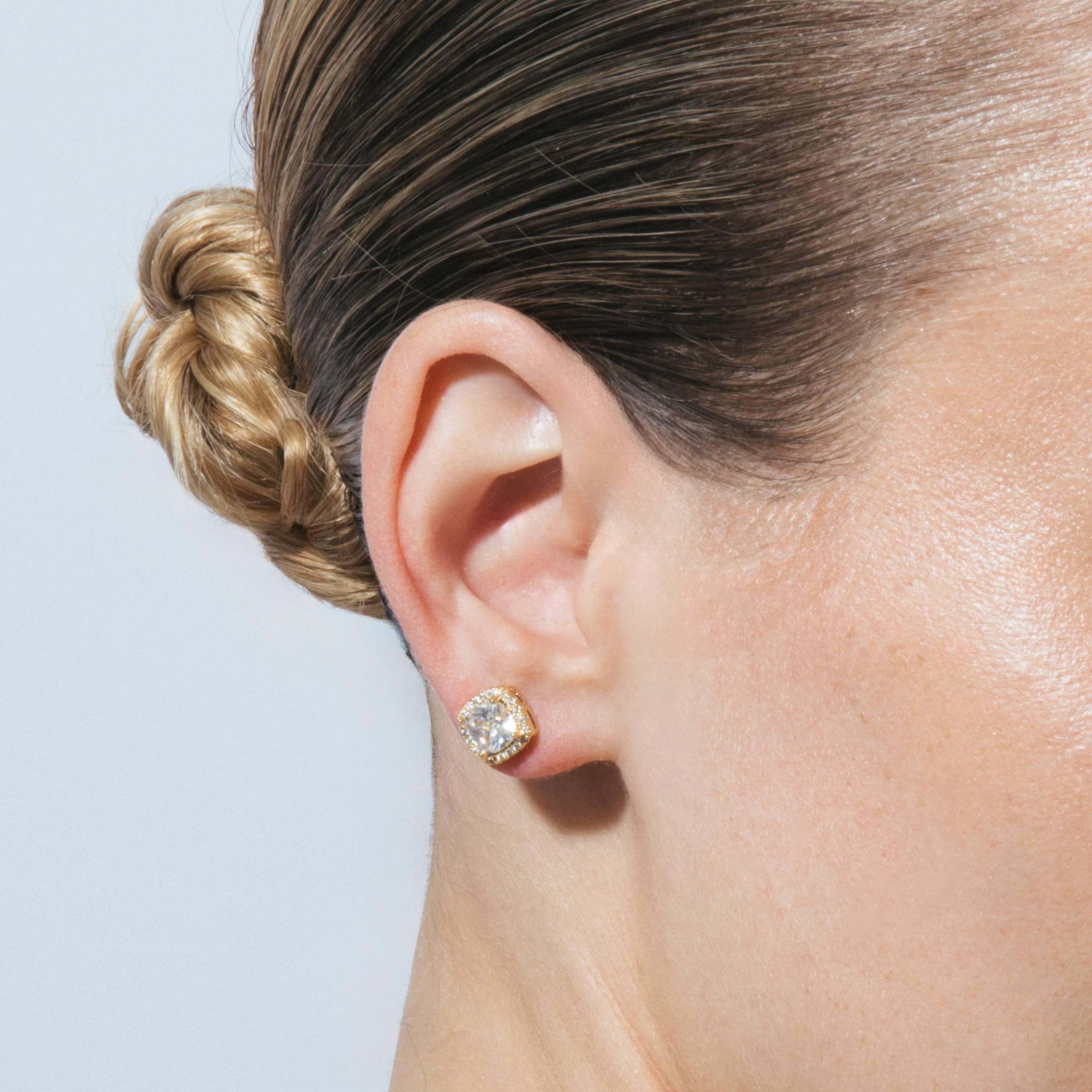 Pendientes acabado en oro amarillo 18k - Lorbas - Image 3