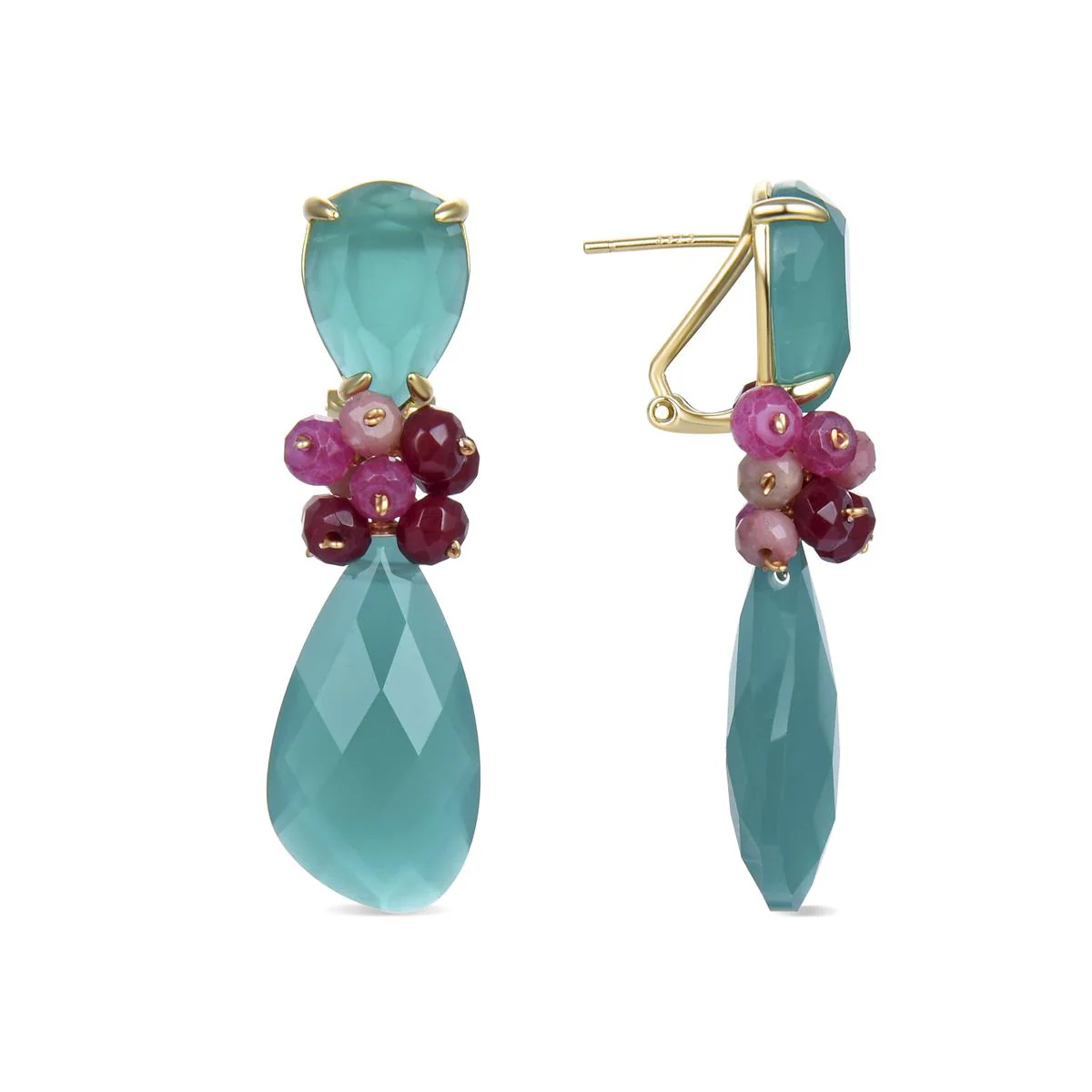 Pendientes Lornai Plata De Ley 925 - Lornai MULTICOLOR