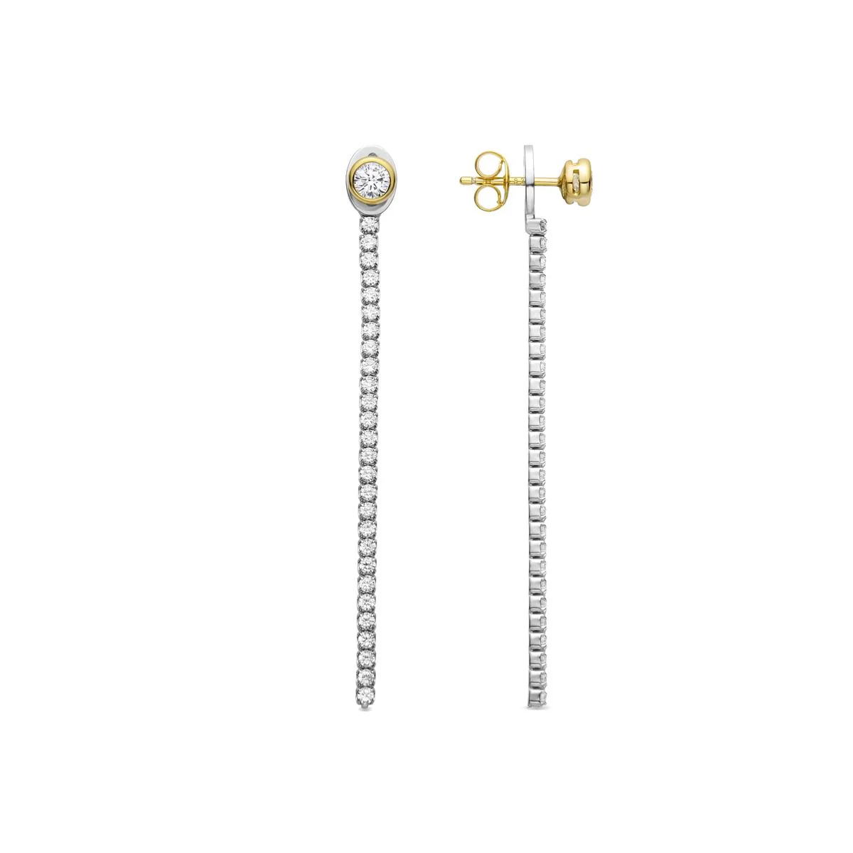Pendientes Lothix Plata de Ley 925 - Lothix BLANCO