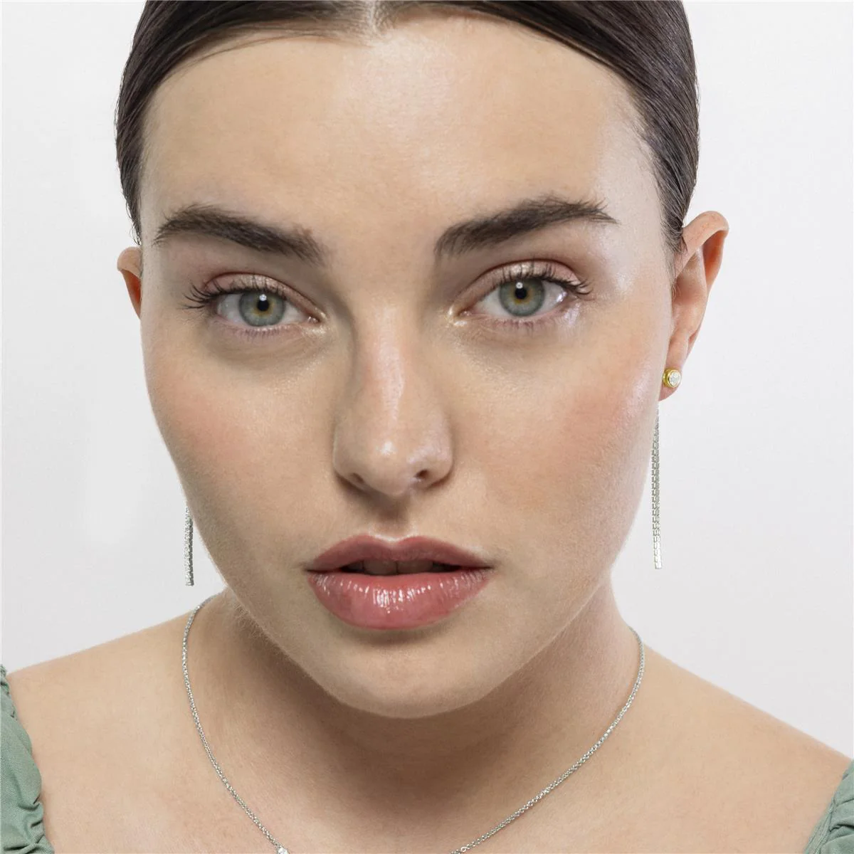 Pendientes Lothix Plata de Ley 925 - Lothix BLANCO - Image 2