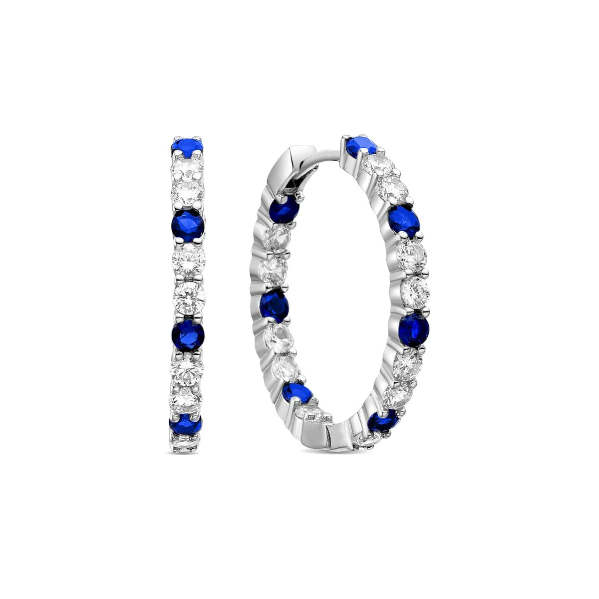 Pendientes Lowfer Plata De Ley 925 - Lowfer AZUL