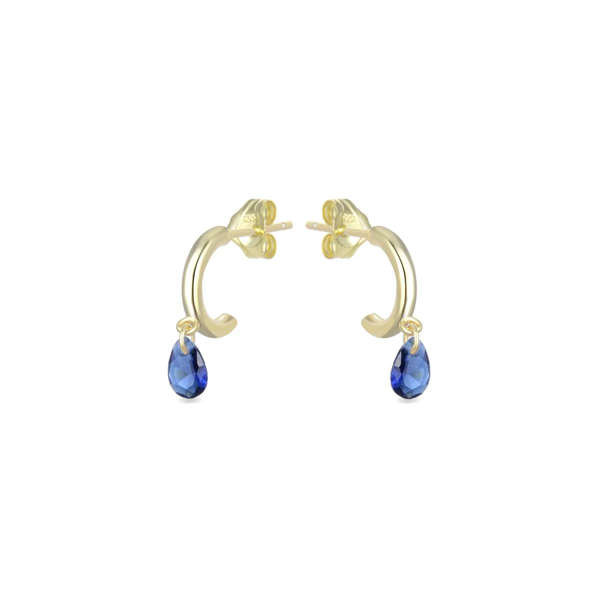 Pendientes Lukza Plata De Ley 925 - Lukza AZUL - Image 2