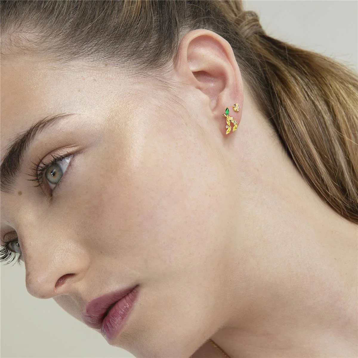 Pendientes Lura Plata De Ley 925 - Lura MULTICOLOR - Image 4