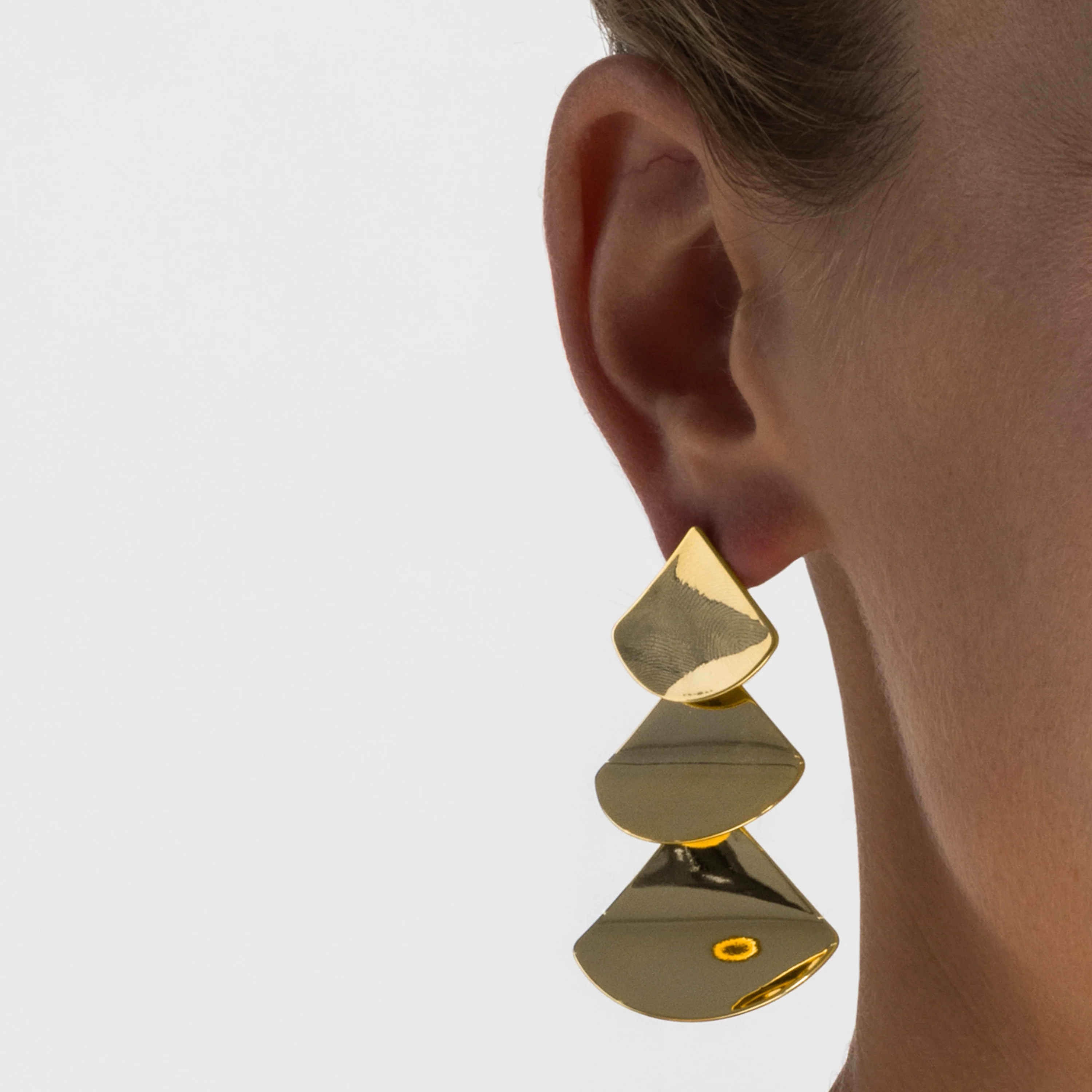Pendientes acabado oro 18k - Lyoda - Image 3