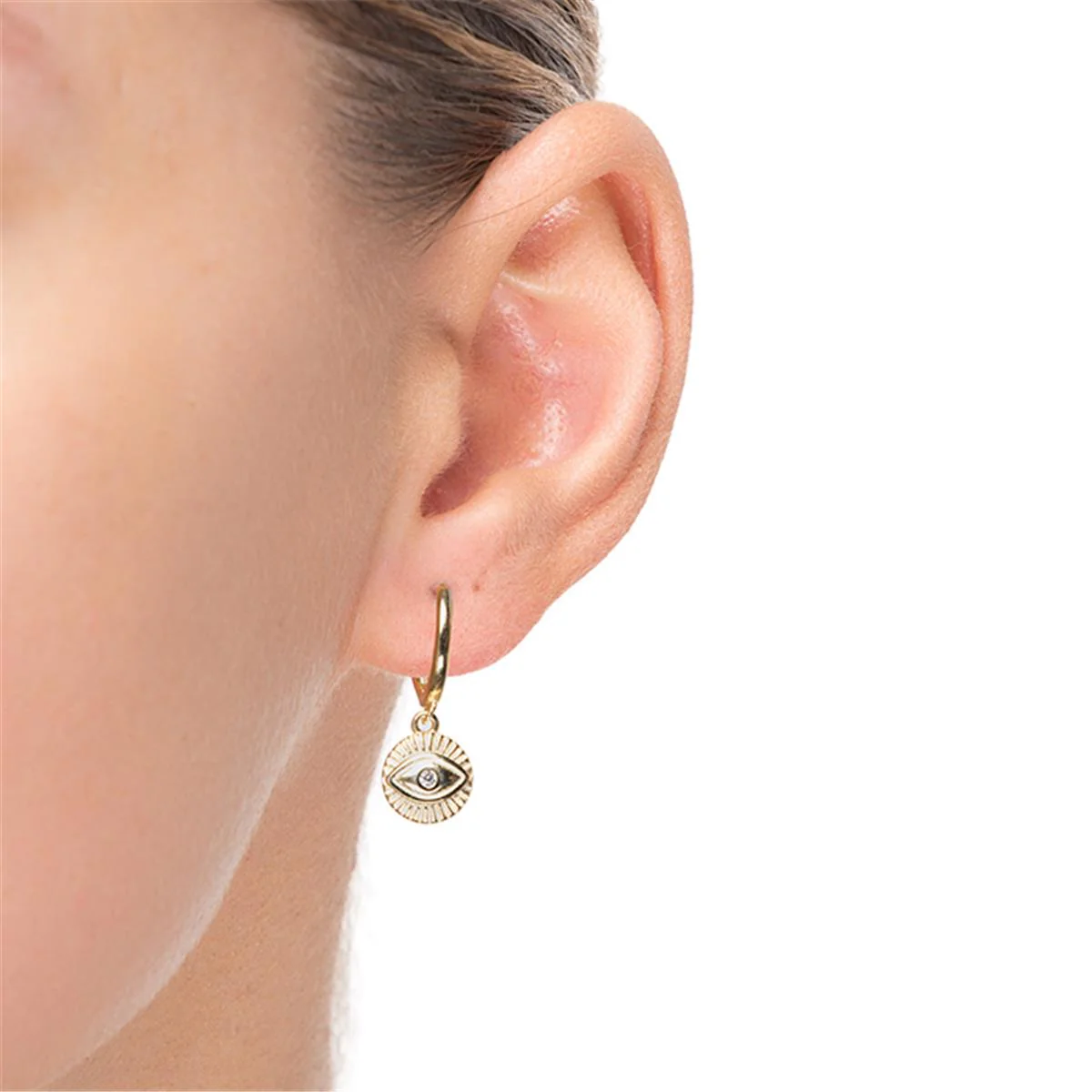 Pendientes Lyphie Plata De Ley 925 - Lyphie BLANCO - Image 2