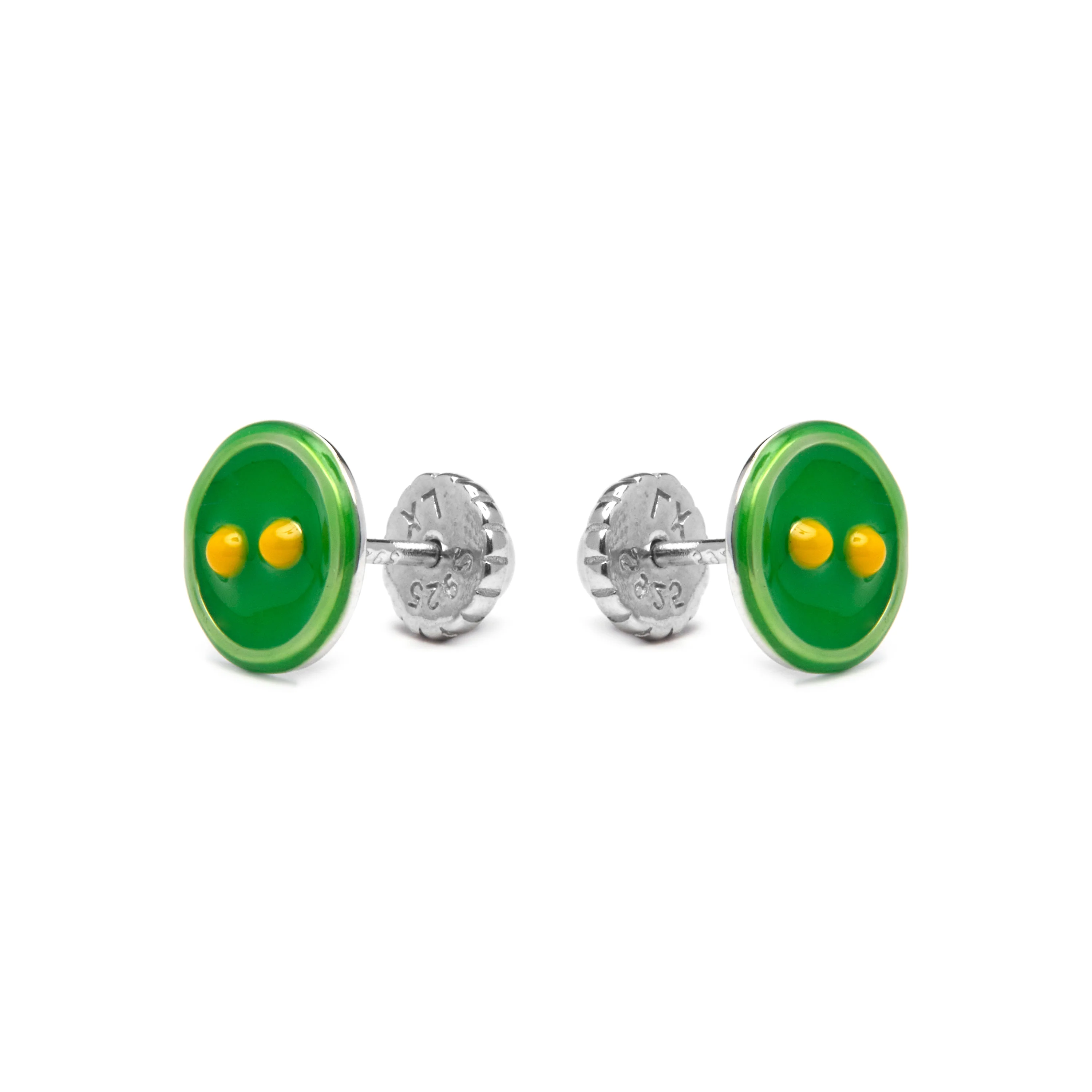 Pendientes de Plata de Ley 925 acabados en rodio - Lyros - Image 3
