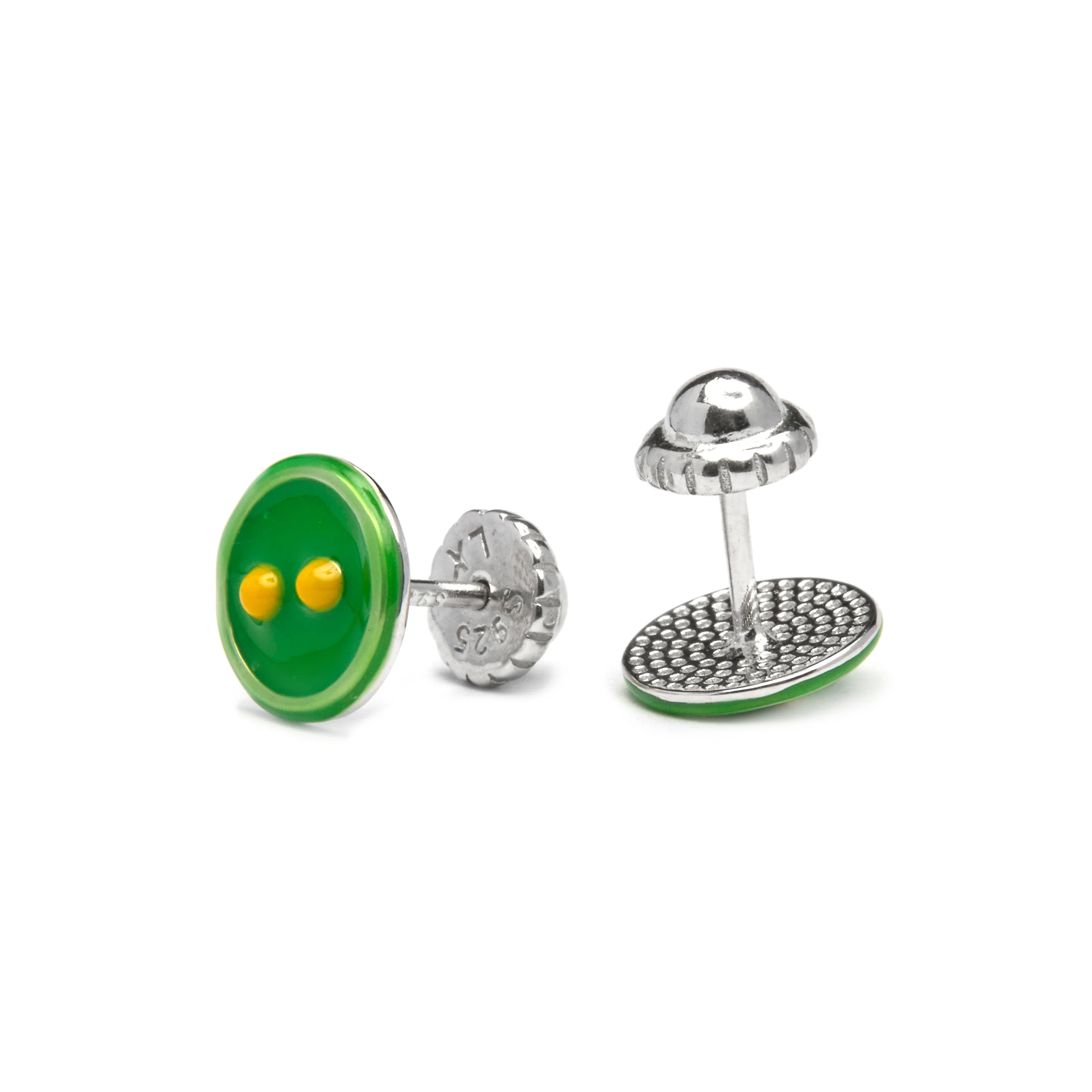 Pendientes de Plata de Ley 925 acabados en rodio - Lyros - Image 4