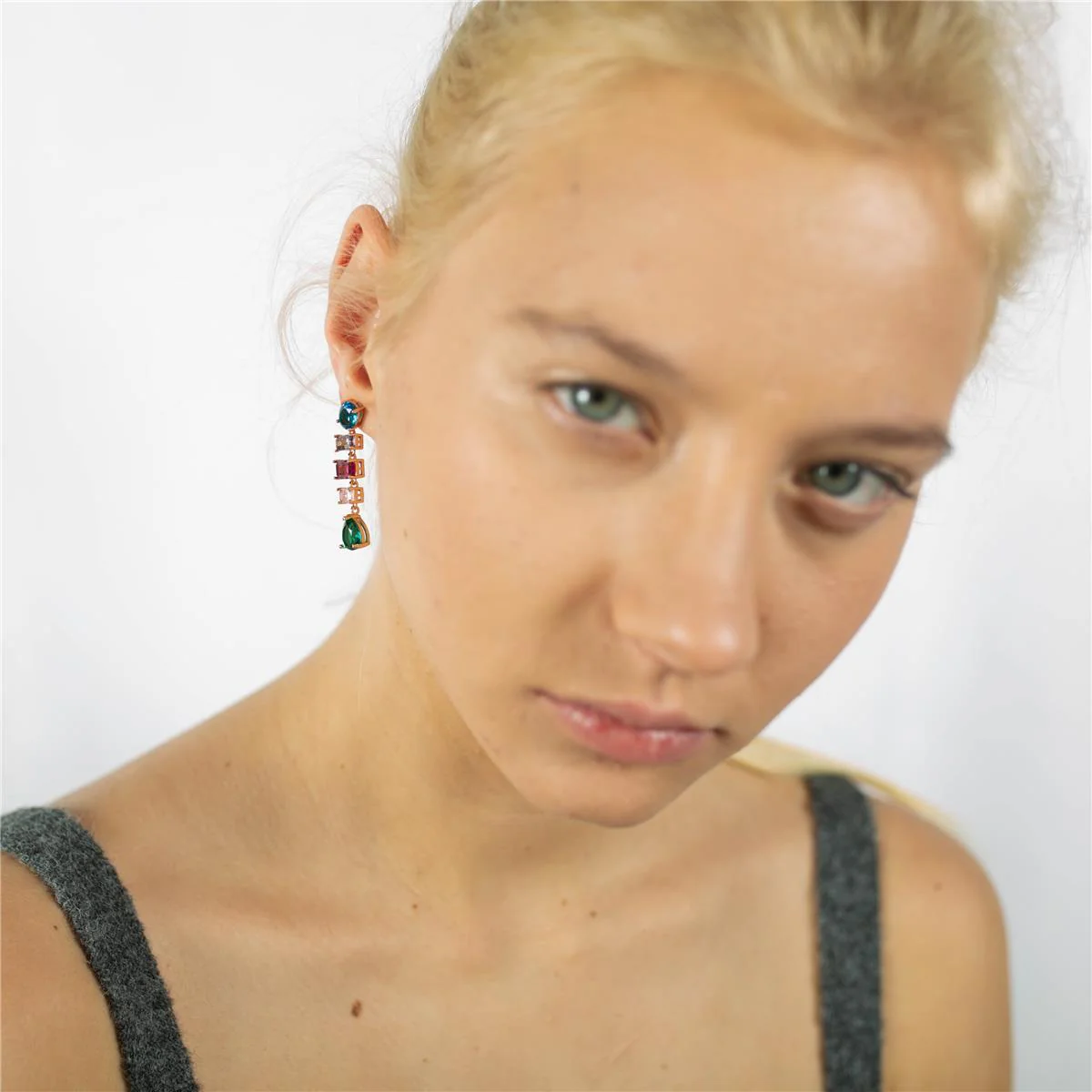 Pendientes Lyss Plata De Ley 925 - Lyss MULTICOLOR - Image 2