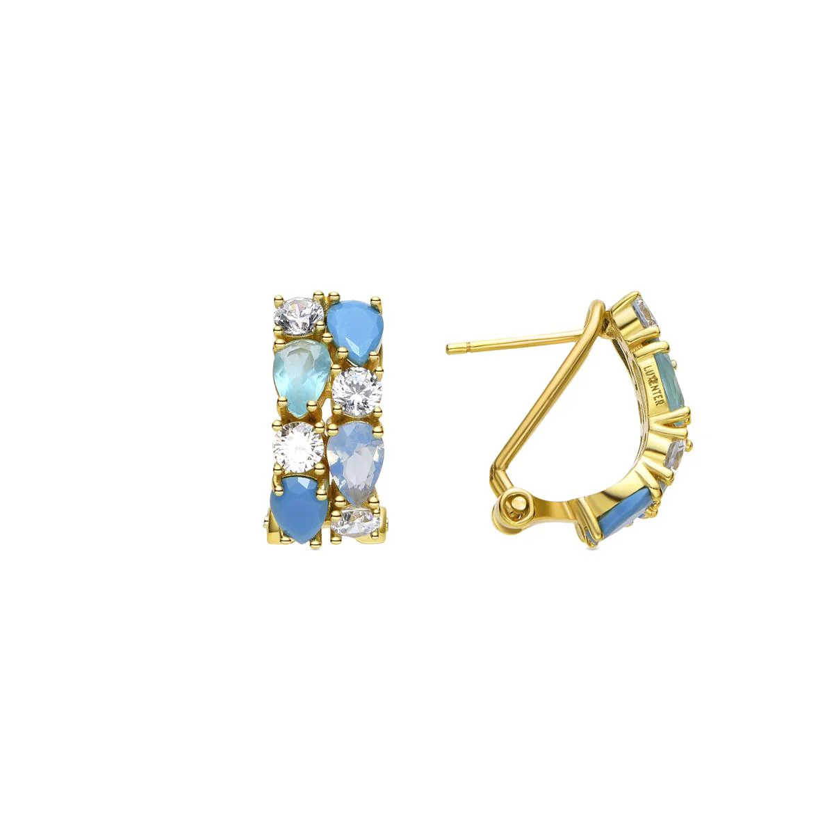 Pendientes Lyvi Plata de Ley 925 - Lyvi AZUL