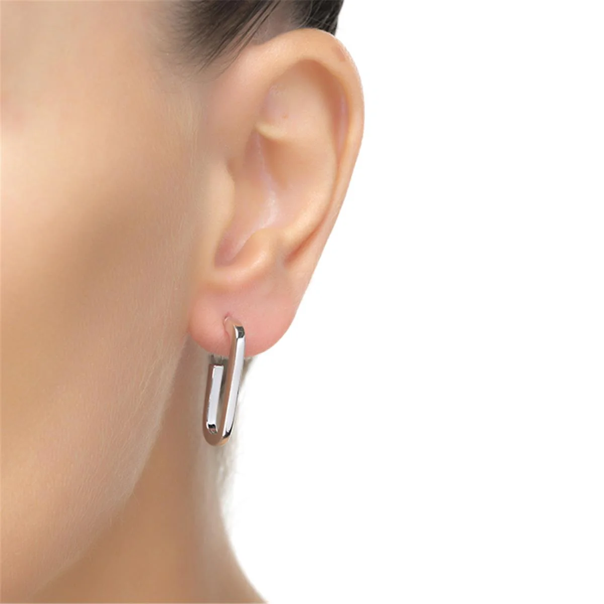 Pendientes Lywil acabado en Rodio - Lywil GRIS - Image 2