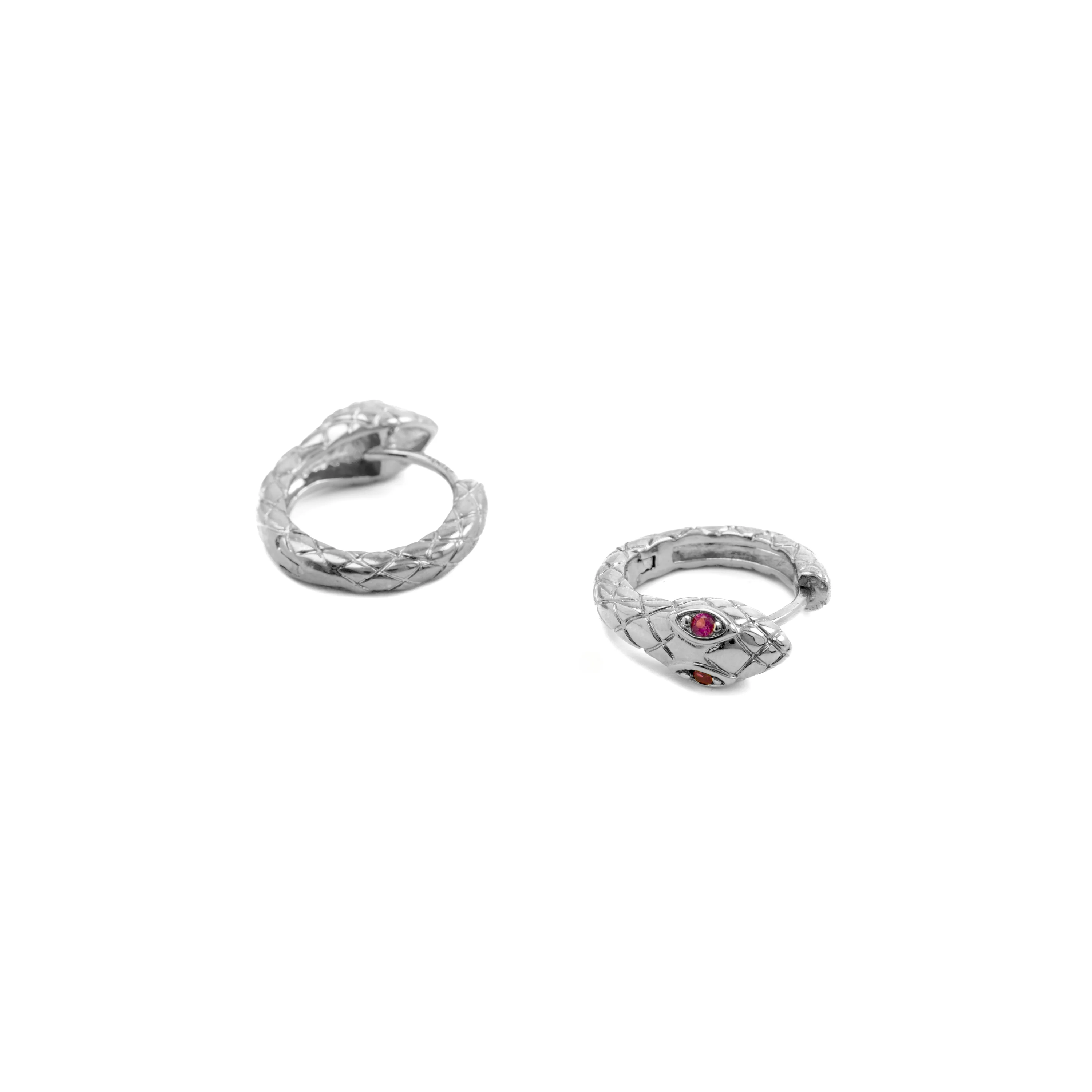 Pendientes de Circonita Rubí acabados en rodio - Madsi - Image 5