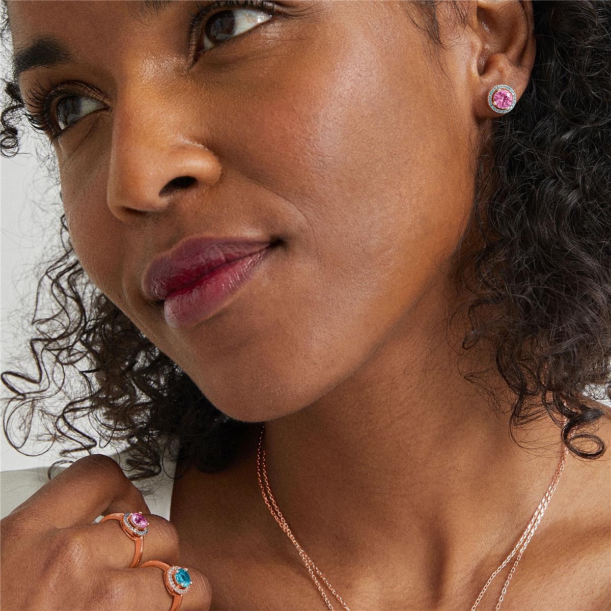 Pendientes Maesy Plata De Ley 925 - Maesy ROSA - Image 2