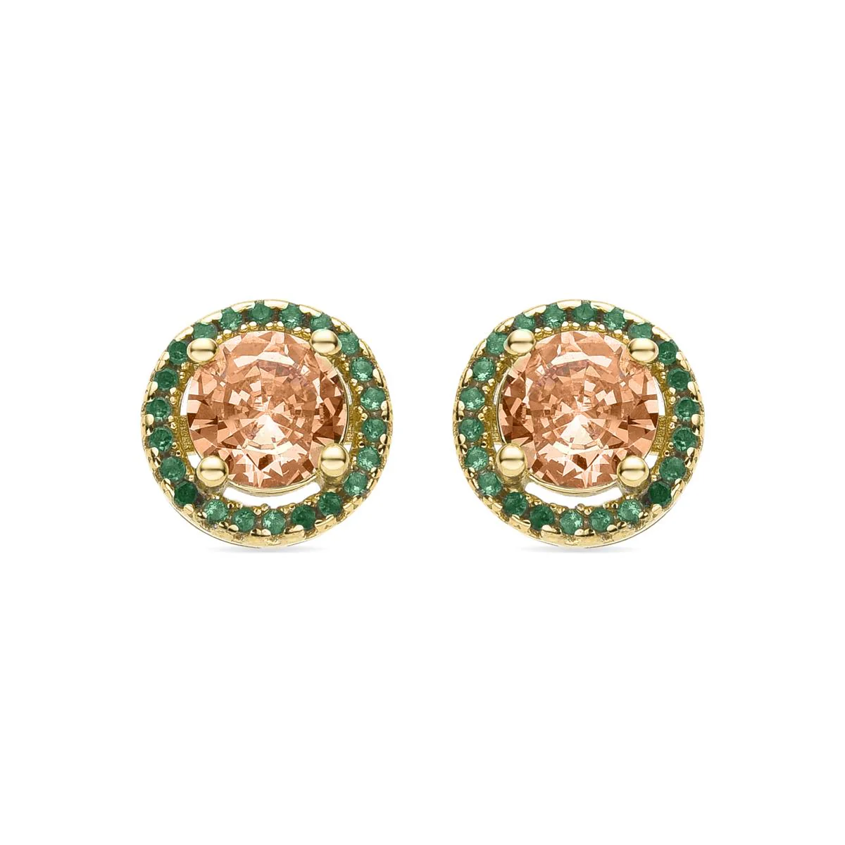 Pendientes Maesy Plata De Ley 925 - Maesy NARANJA