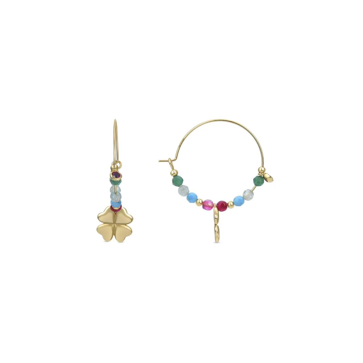 Pendientes Mafayaz Plata De Ley 925 - Mafayaz MULTICOLOR