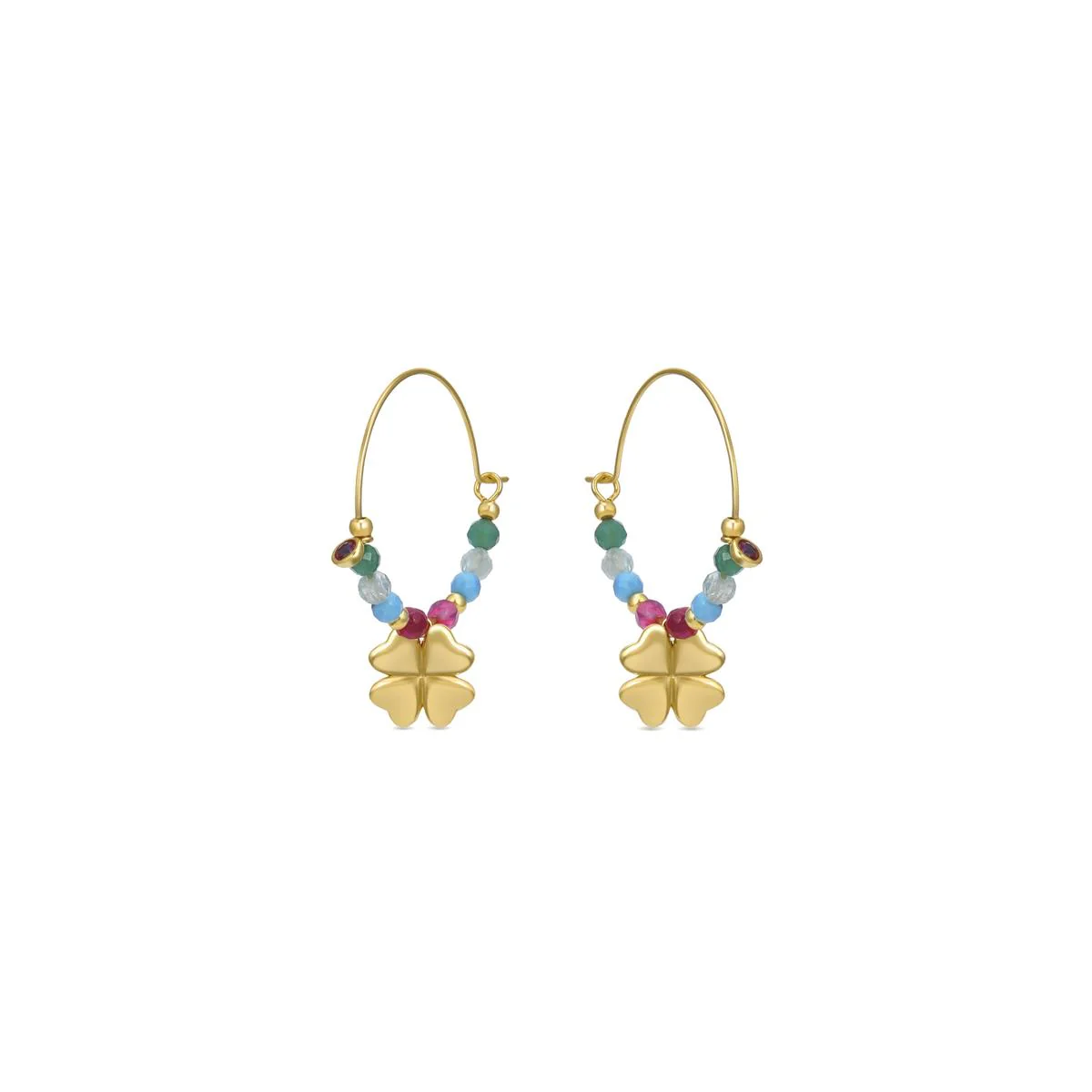 Pendientes Mafayaz Plata De Ley 925 - Mafayaz MULTICOLOR - Image 2